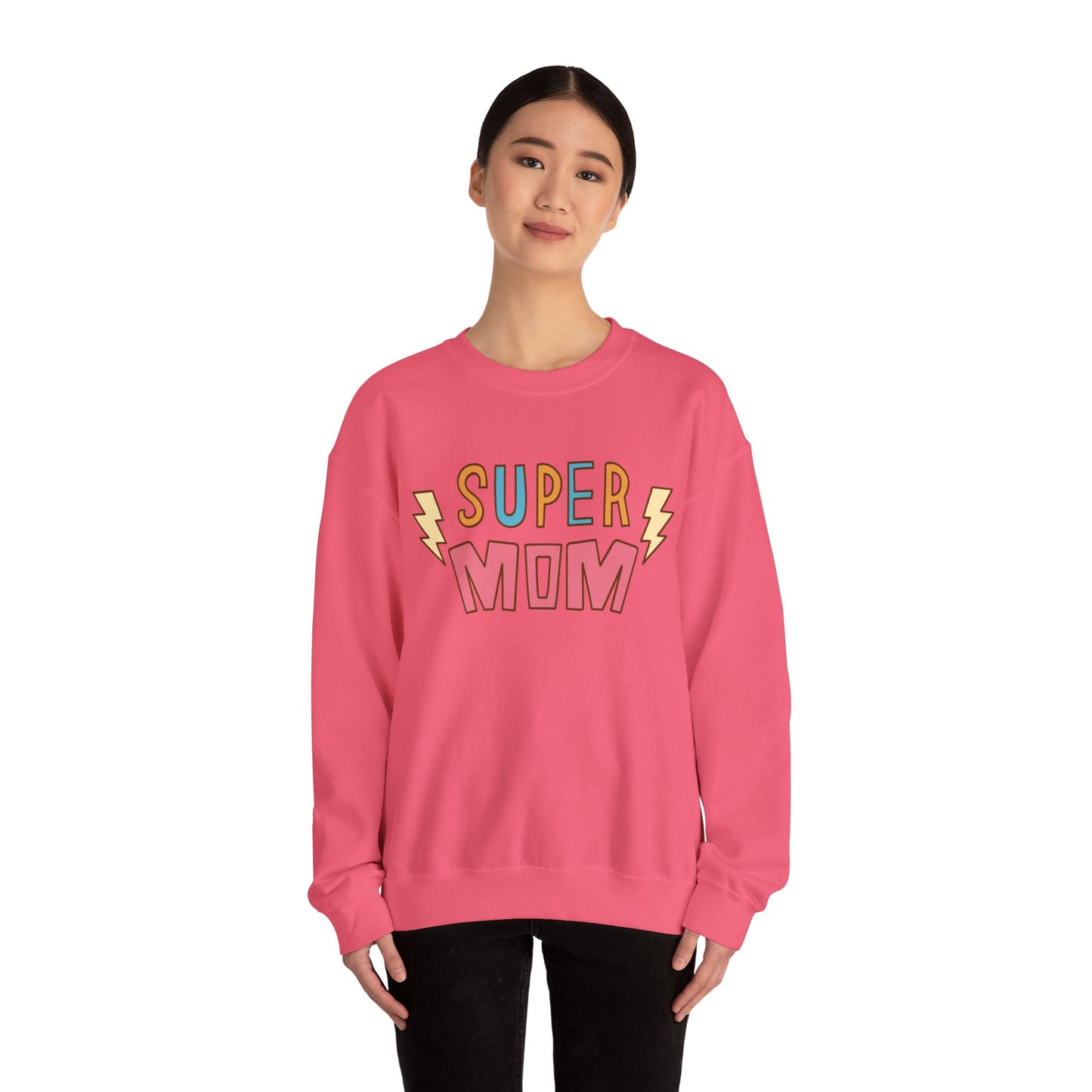 Super Mom Crewneck Sweatshirt