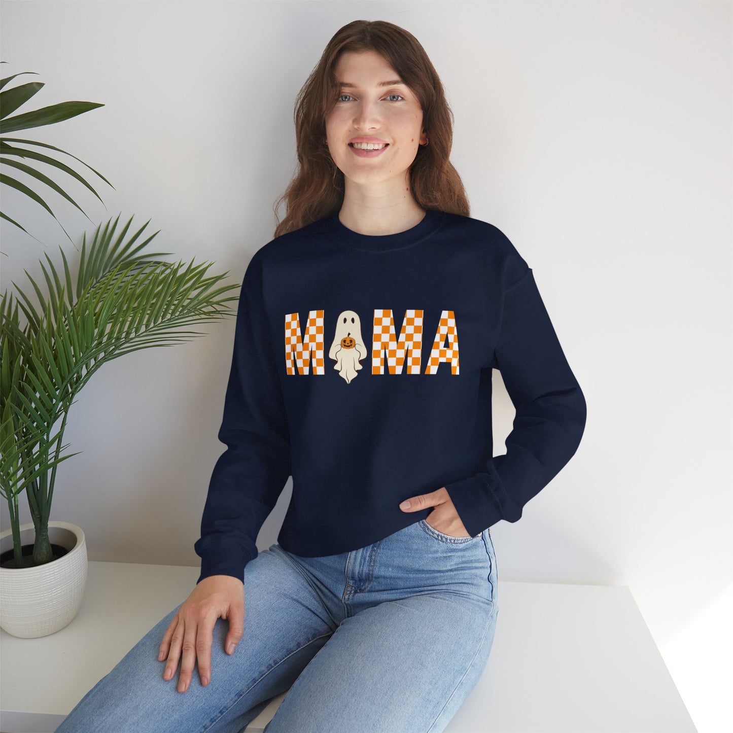 Mama Ghost Halloween Sweatshirt