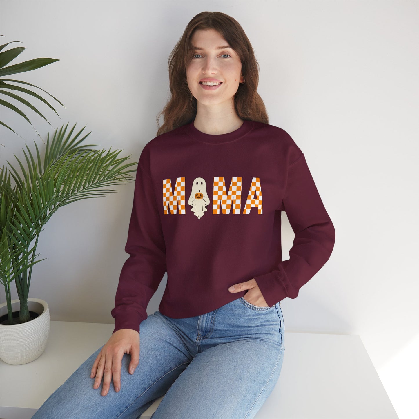 Mama Ghost Halloween Sweatshirt