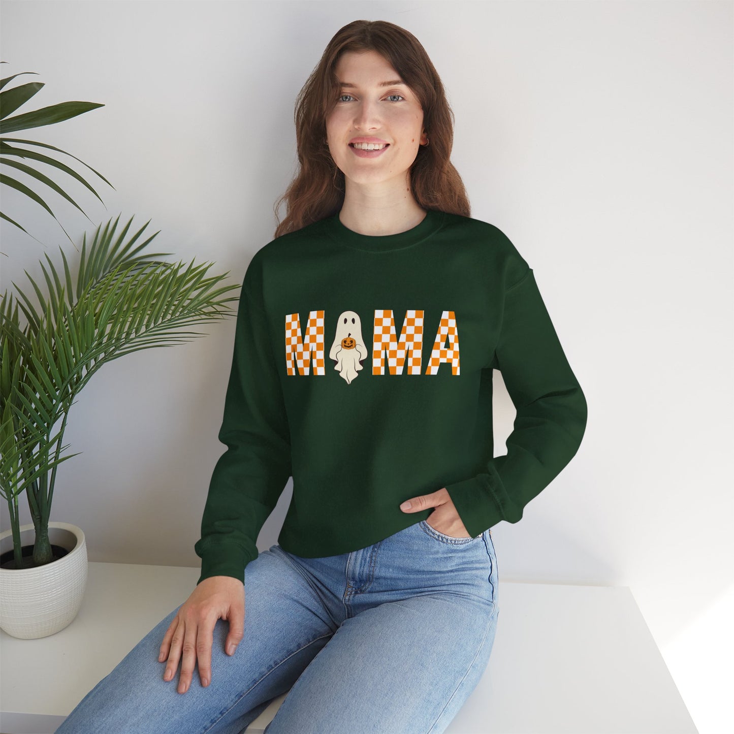 Mama Ghost Halloween Sweatshirt