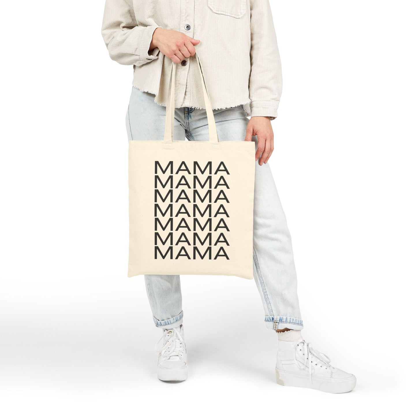 Mama Cotton Canvas Tote Bag