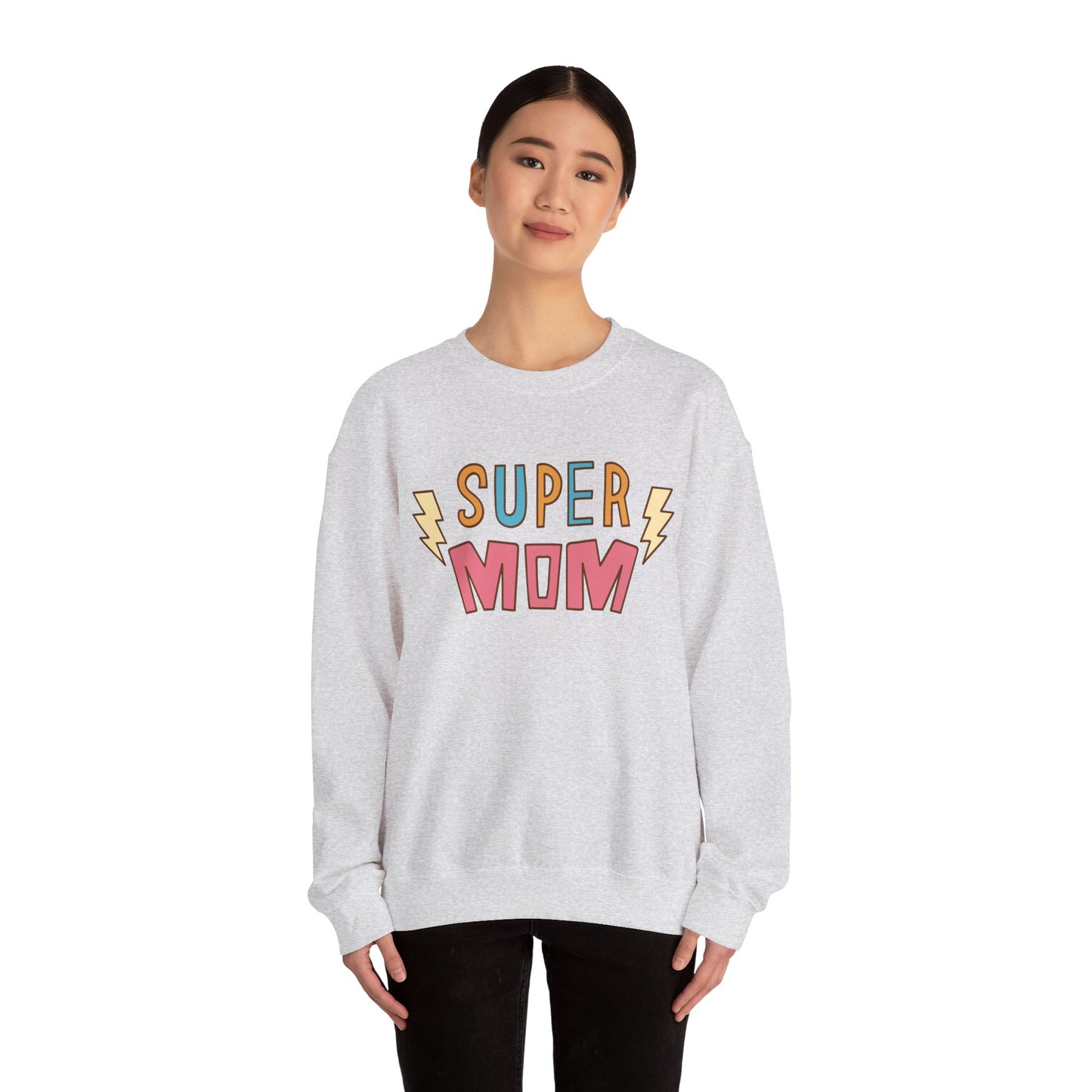 Super Mom Crewneck Sweatshirt