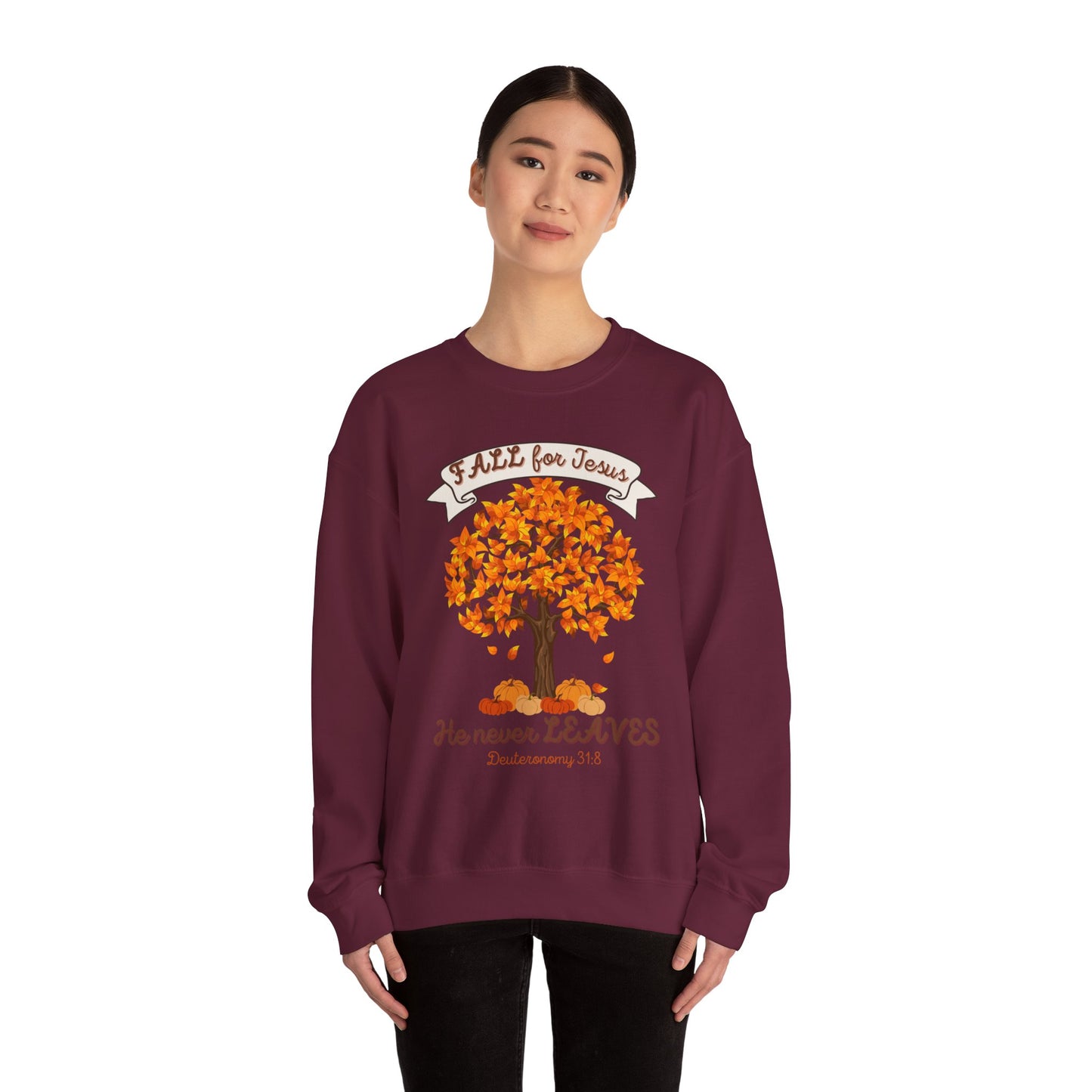 Fall for Jesus Crewneck Sweatshirt