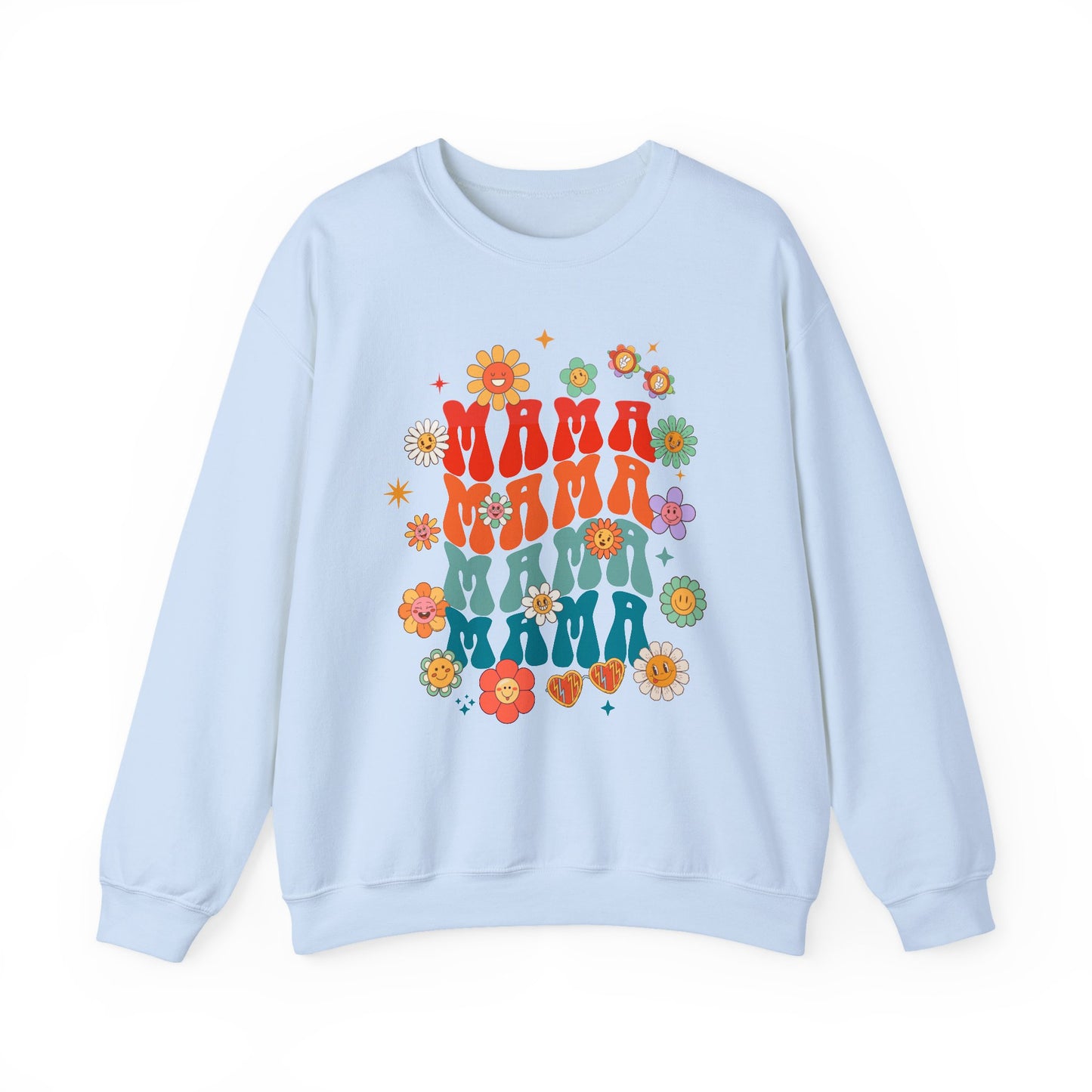 Colorful Floral Mama Sweatshirt