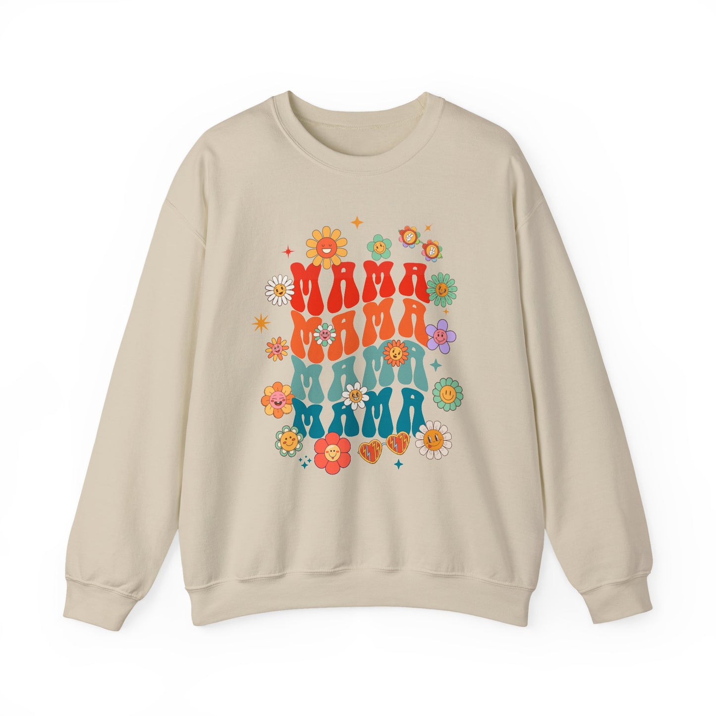 Colorful Floral Mama Sweatshirt