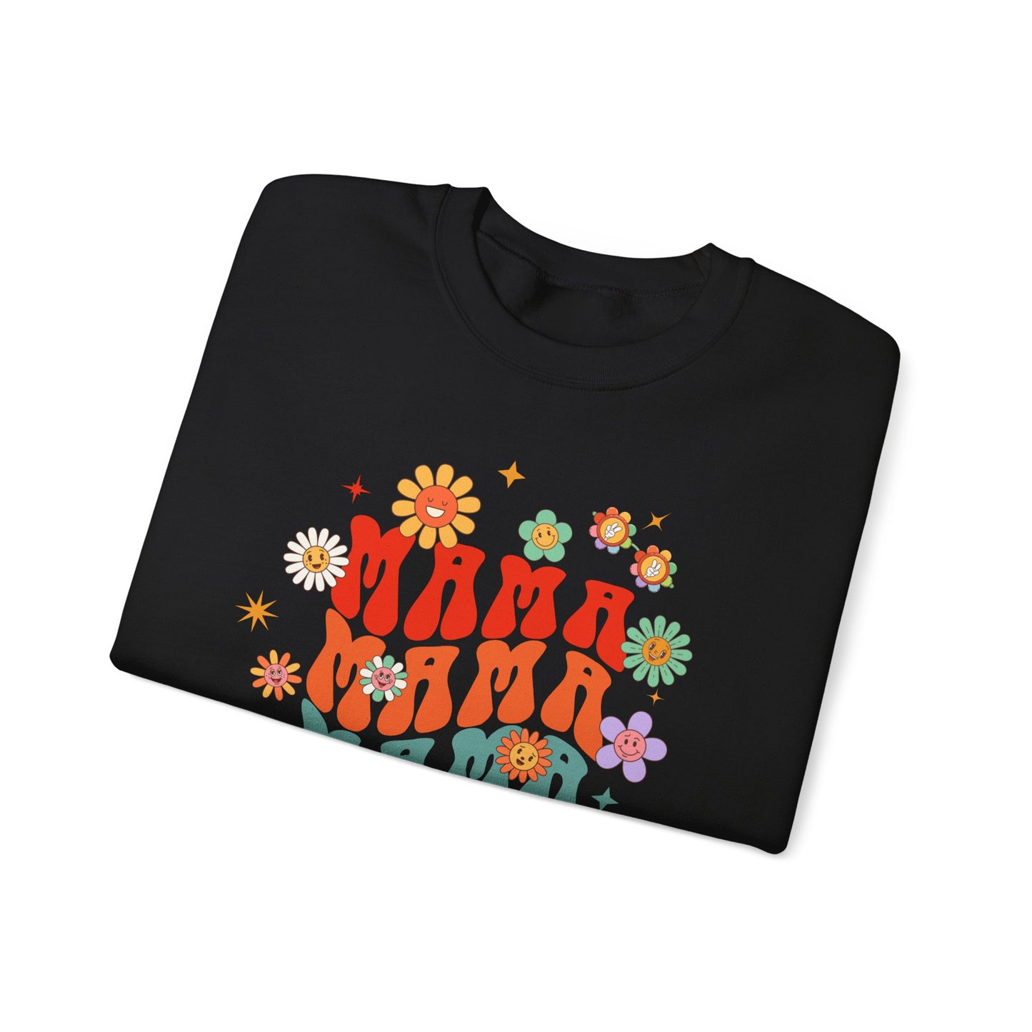 Colorful Floral Mama Sweatshirt