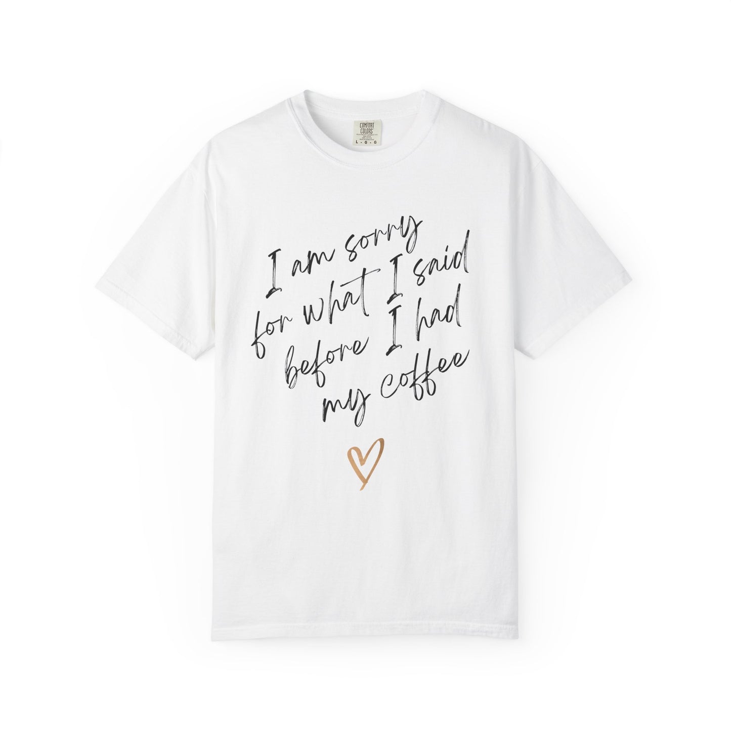 Coffee Lover's Humorous T-Shirt