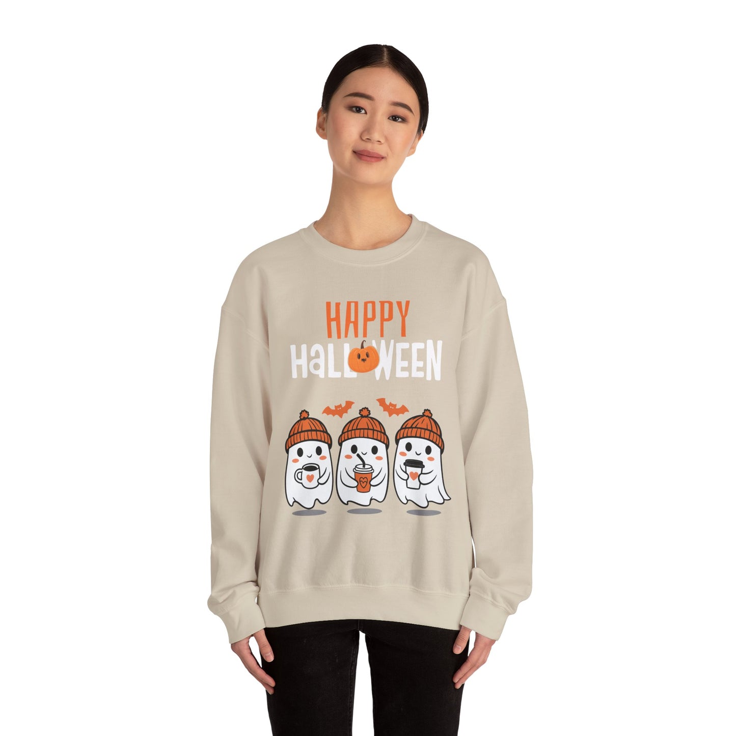 Halloween Ghosts Crewneck Sweatshirt
