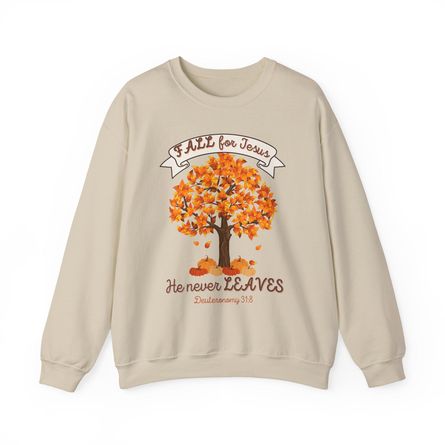 Fall for Jesus Crewneck Sweatshirt