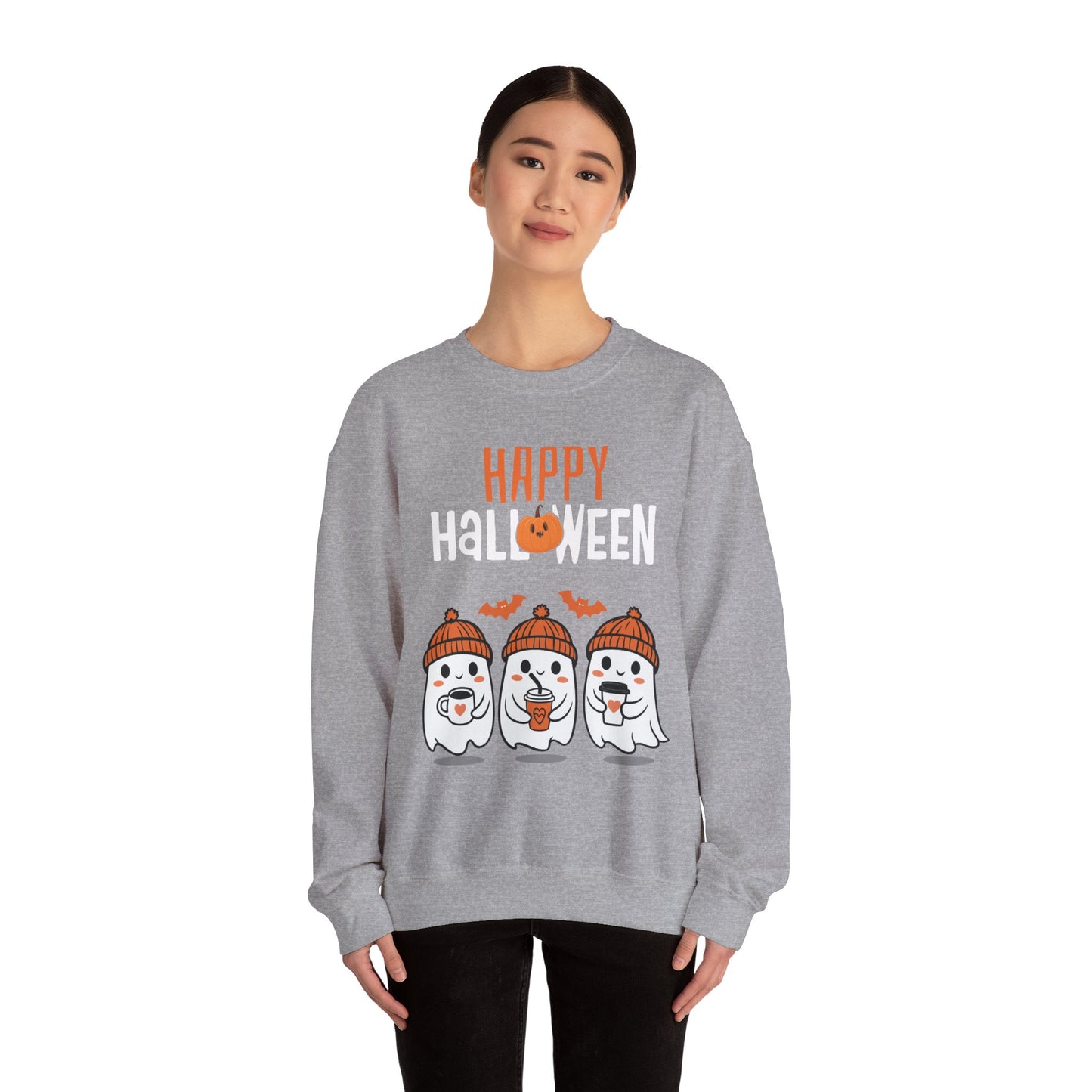 Halloween Ghosts Crewneck Sweatshirt