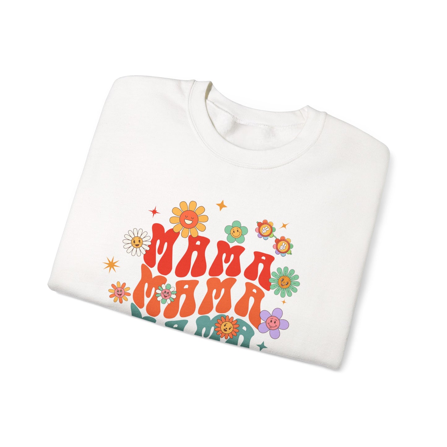Colorful Floral Mama Sweatshirt