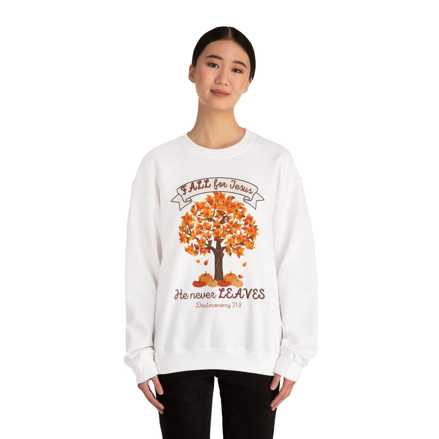 Fall for Jesus Crewneck Sweatshirt