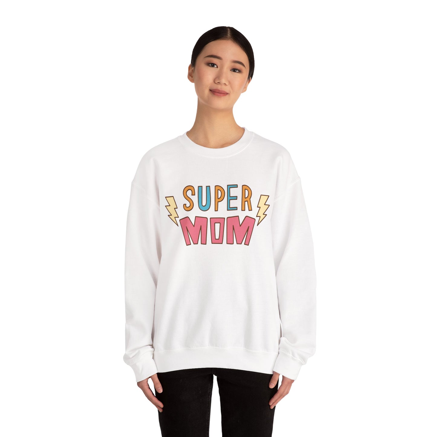 Super Mom Crewneck Sweatshirt