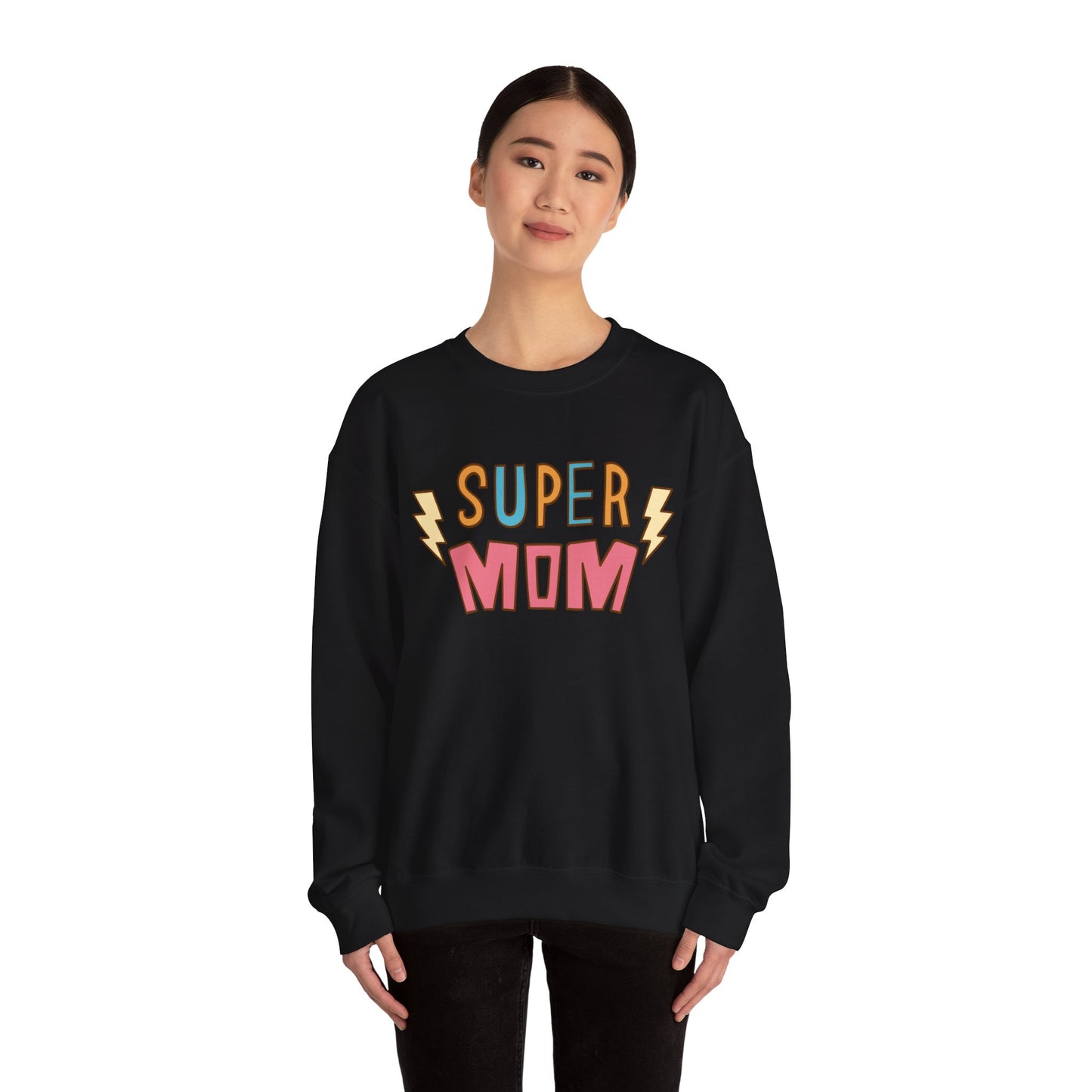Super Mom Crewneck Sweatshirt