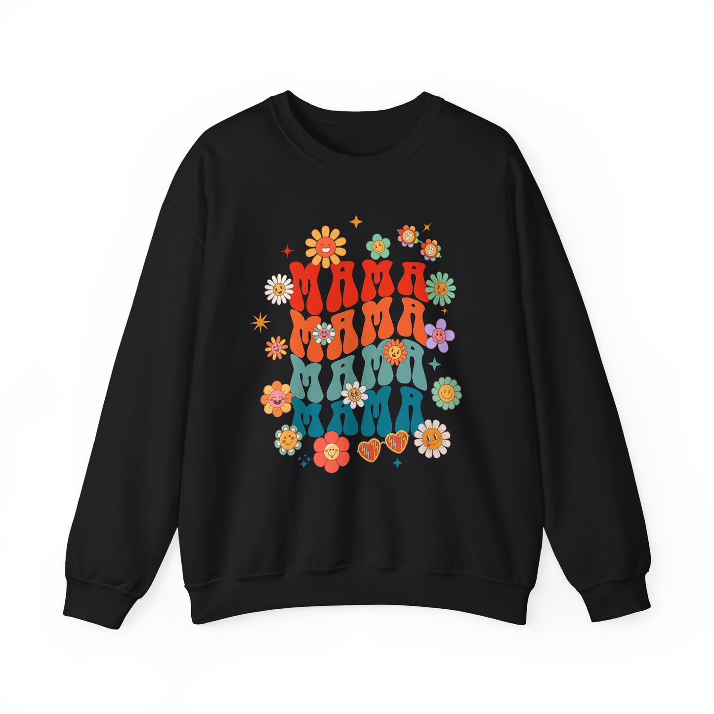 Colorful Floral Mama Sweatshirt
