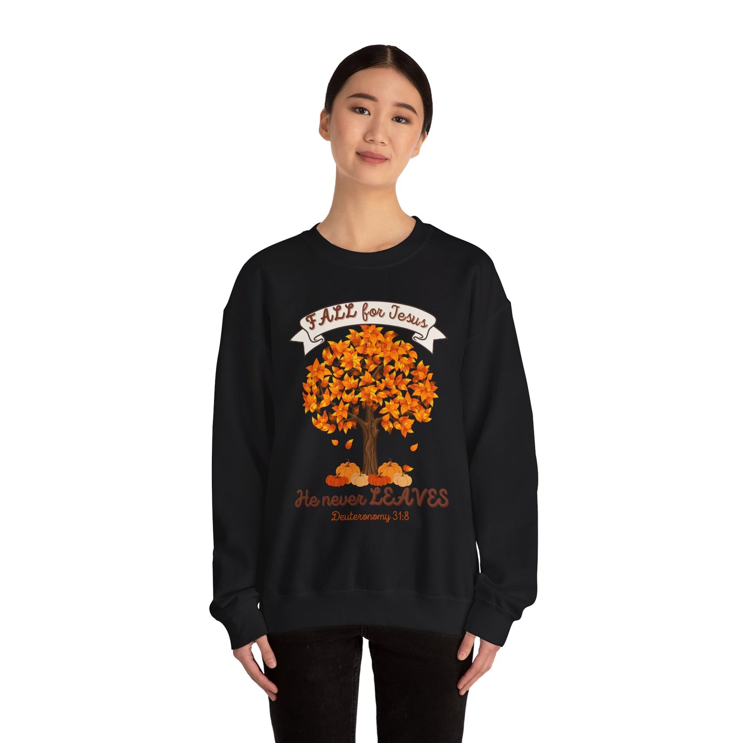 Fall for Jesus Crewneck Sweatshirt
