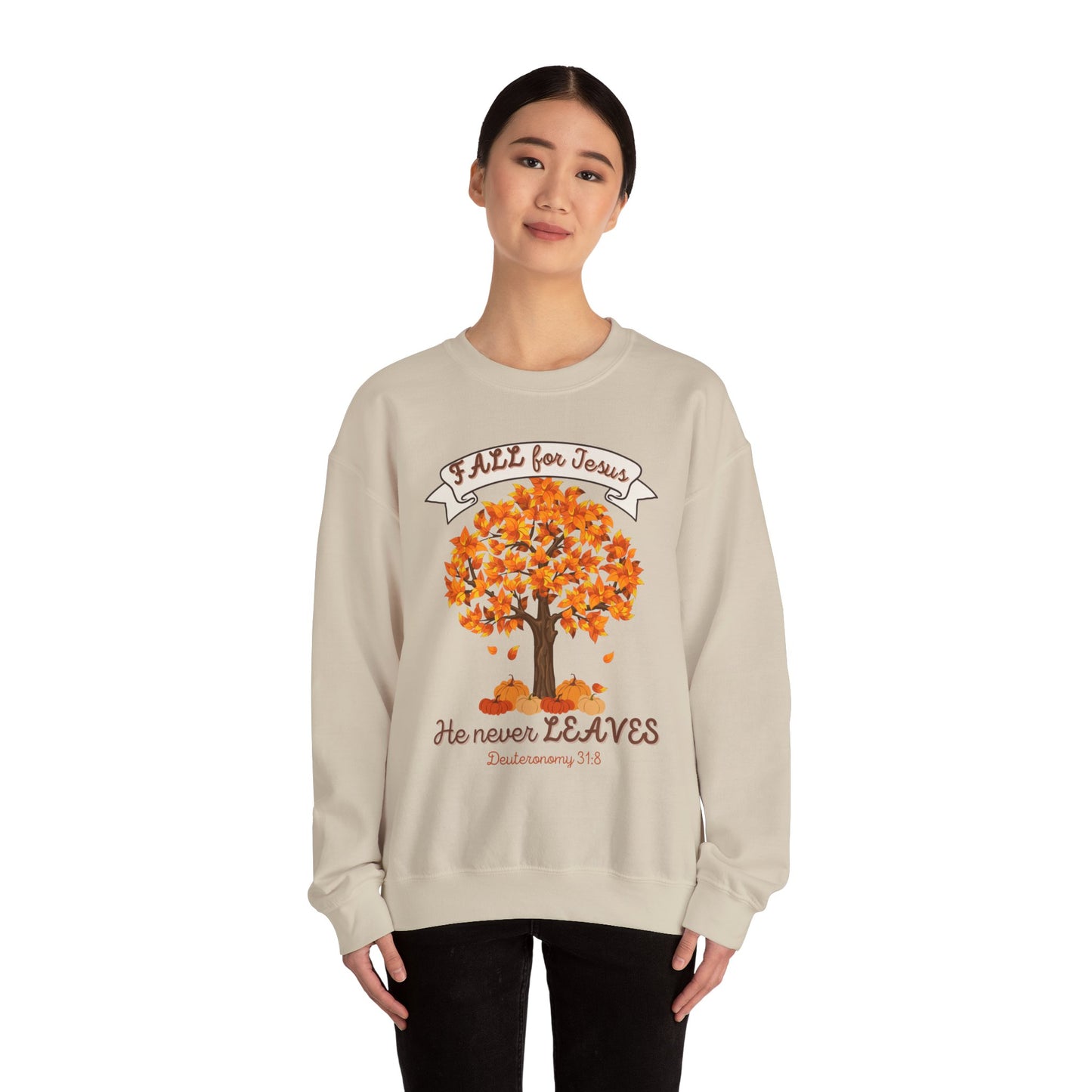 Fall for Jesus Crewneck Sweatshirt
