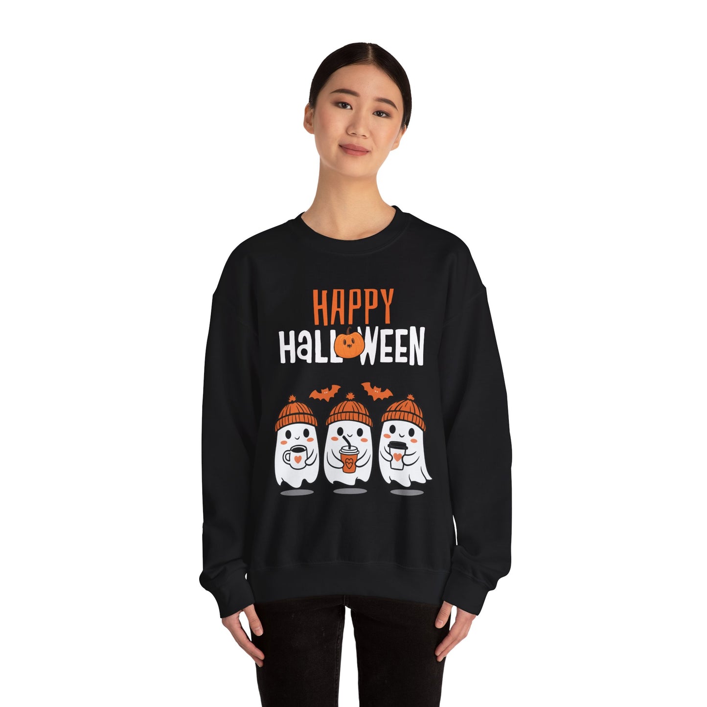 Halloween Ghosts Crewneck Sweatshirt