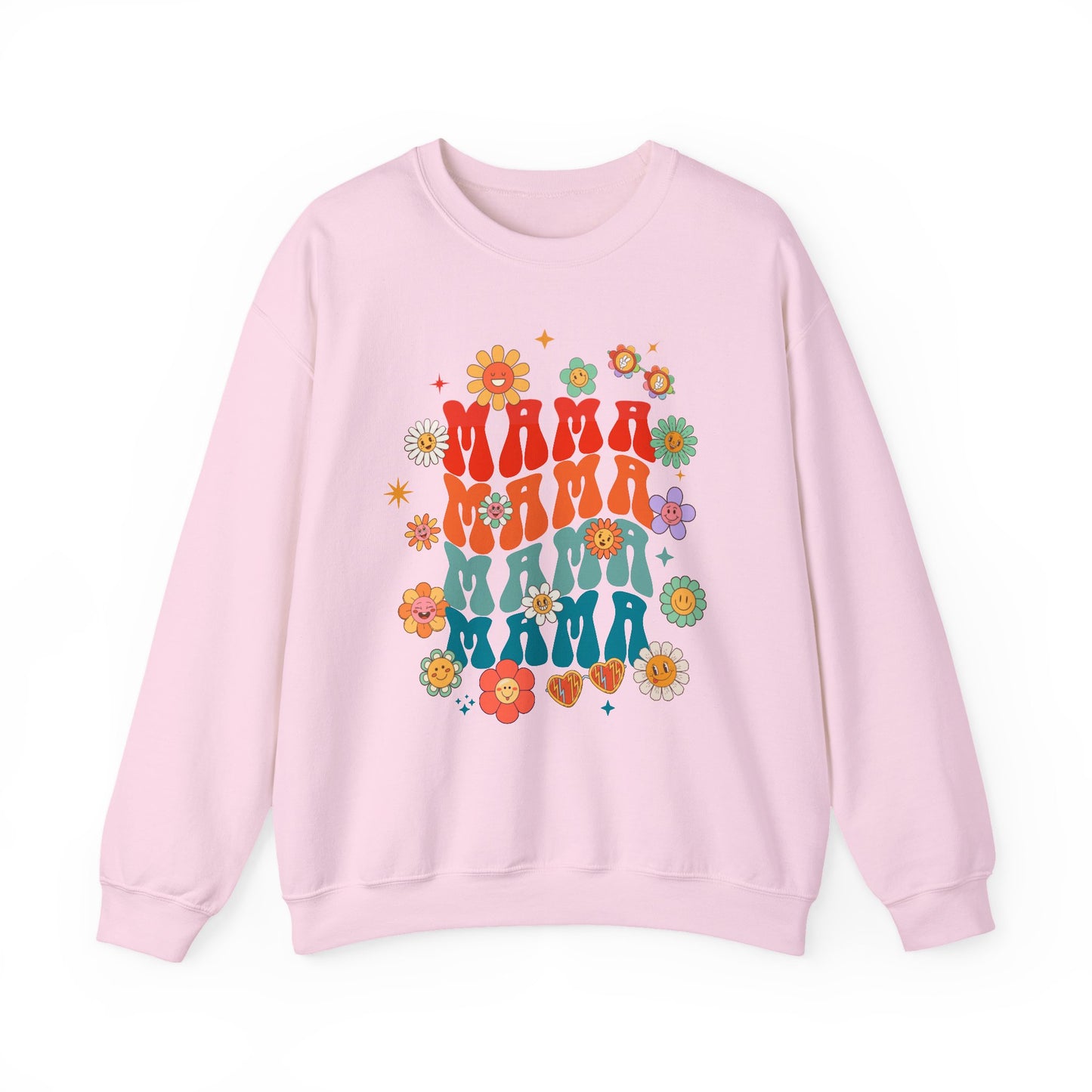 Colorful Floral Mama Sweatshirt