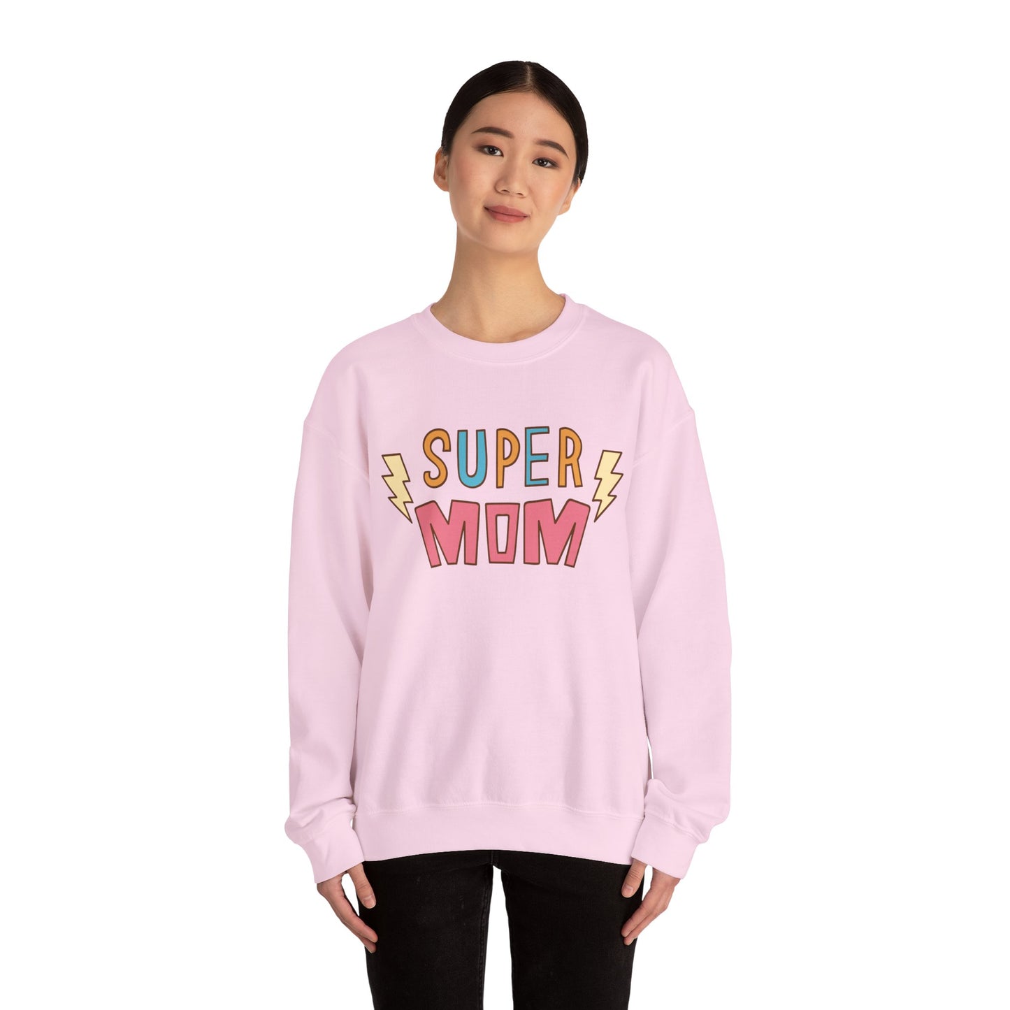 Super Mom Crewneck Sweatshirt