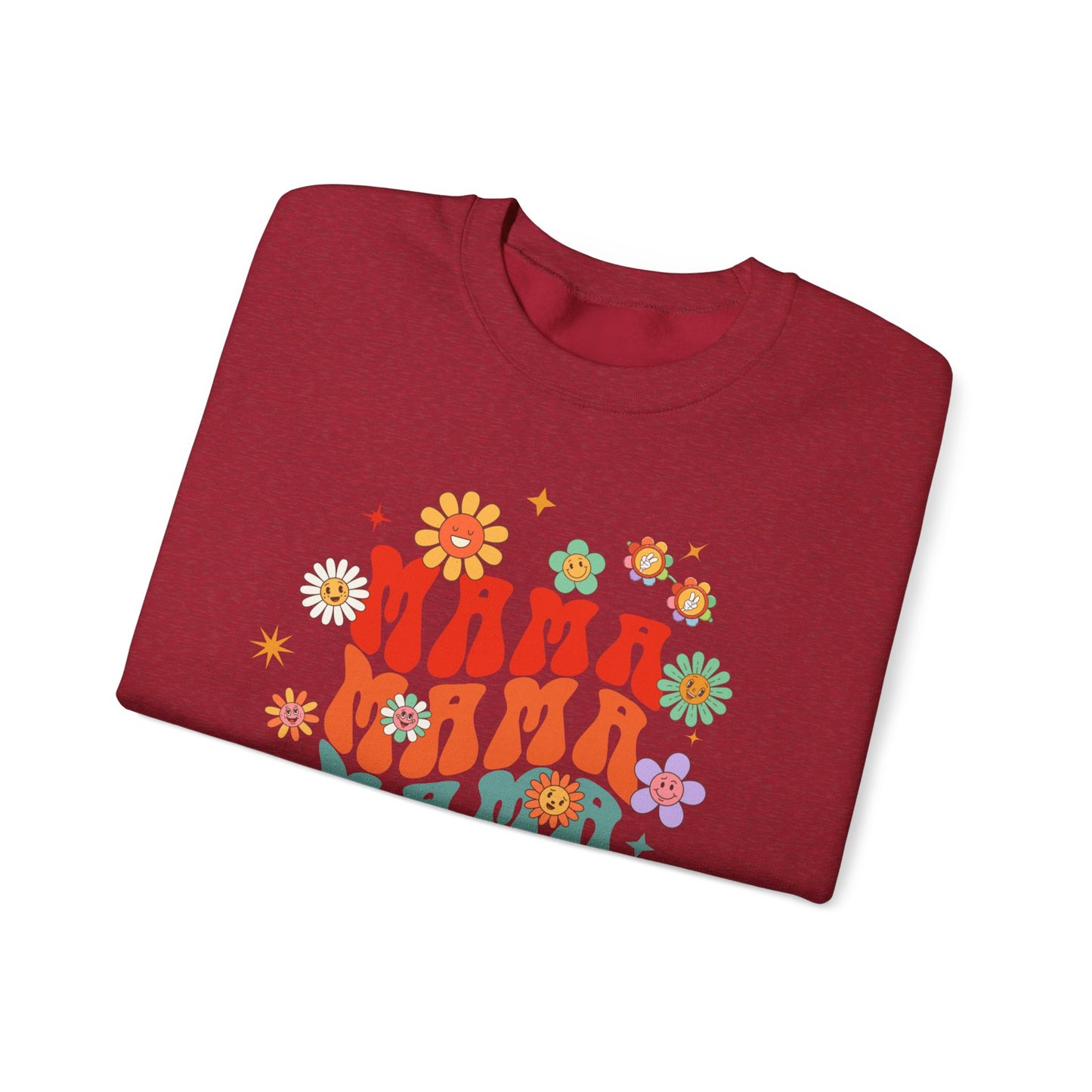 Colorful Floral Mama Sweatshirt