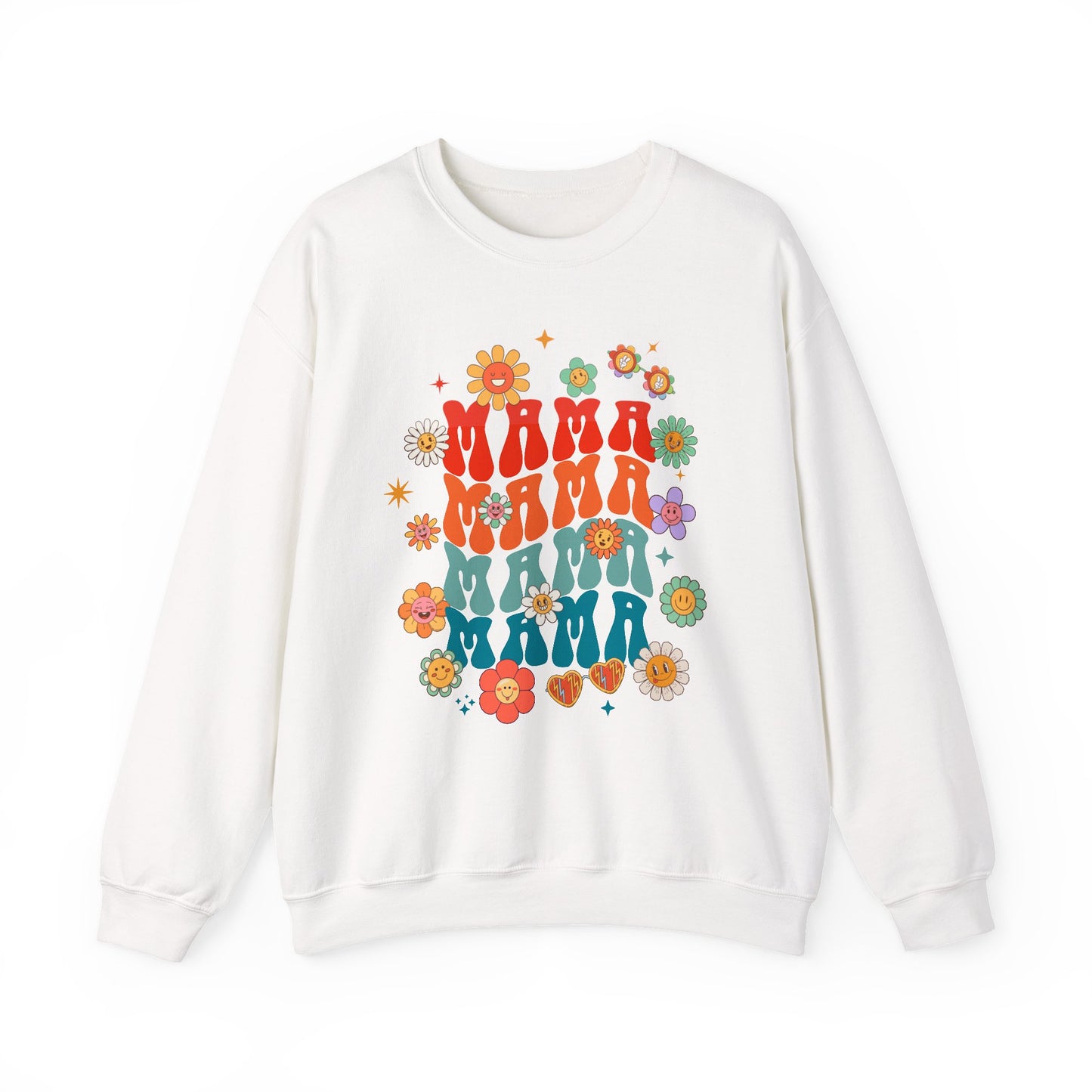 Colorful Floral Mama Sweatshirt