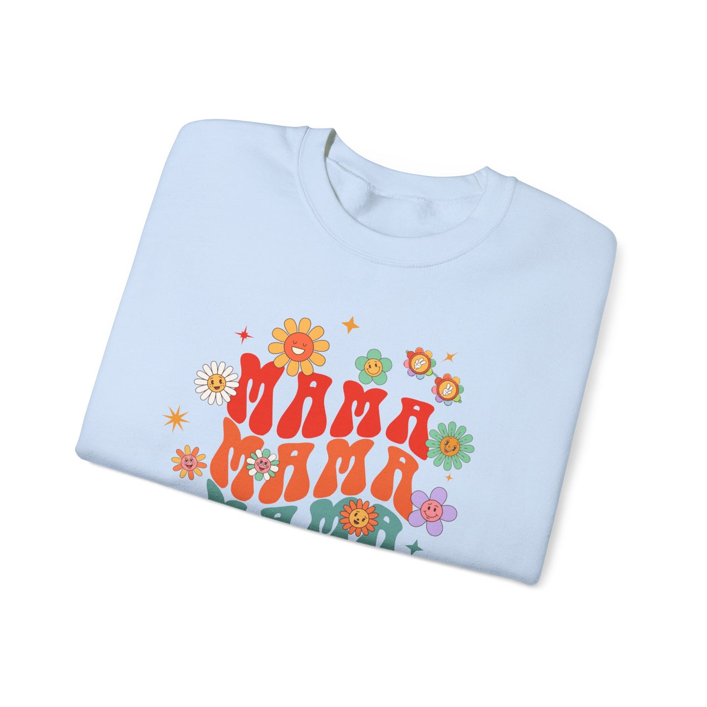 Colorful Floral Mama Sweatshirt