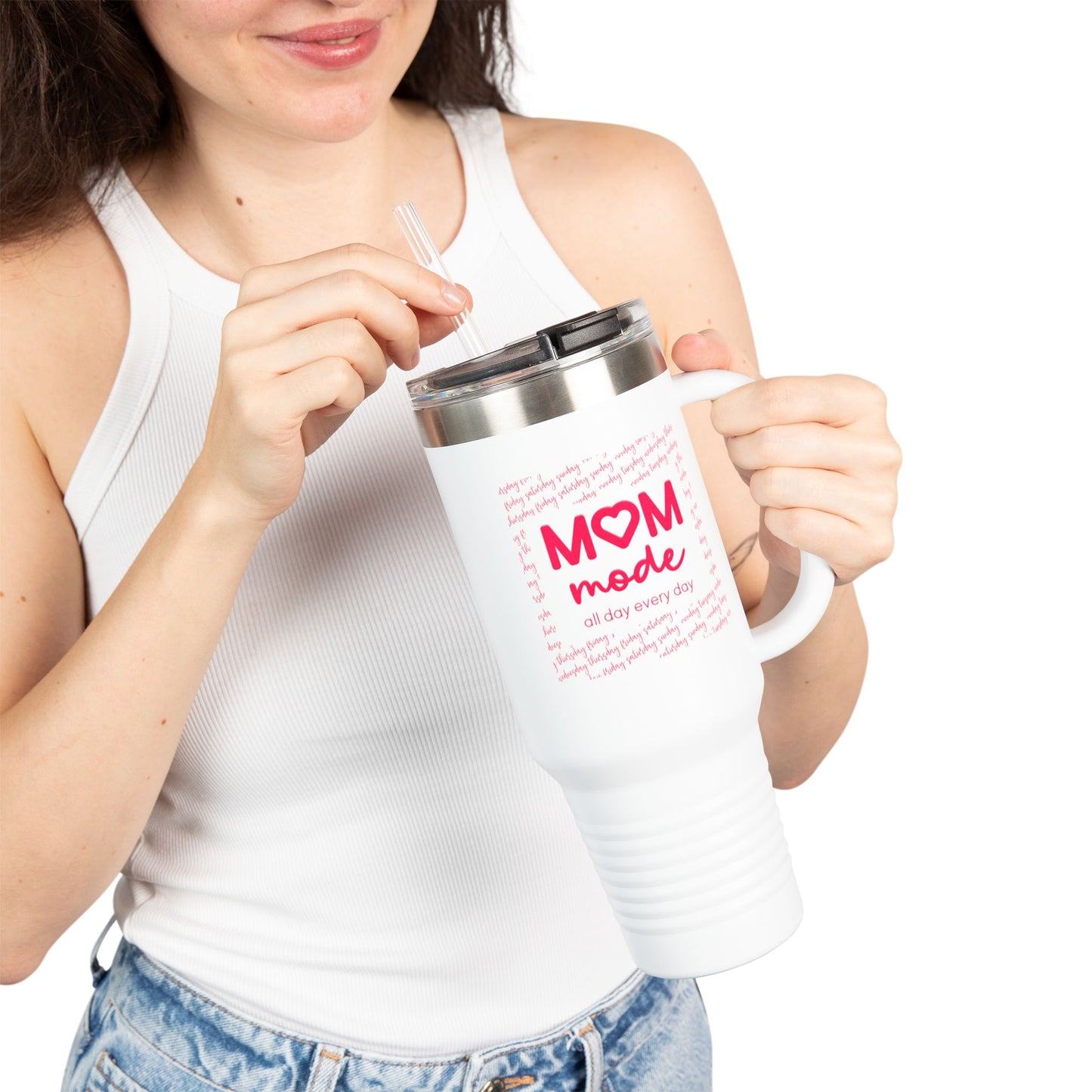 Mom Mode Insulated Travel Mug
