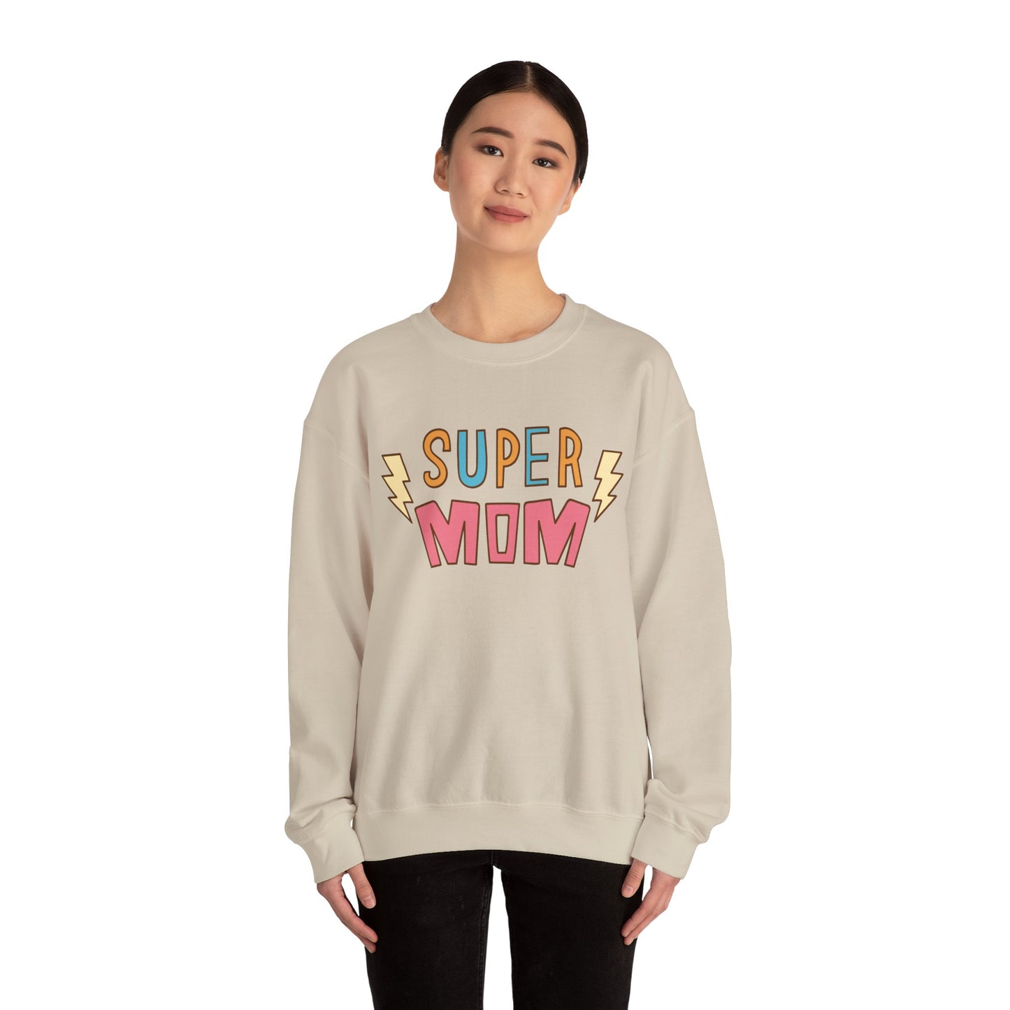 Super Mom Crewneck Sweatshirt