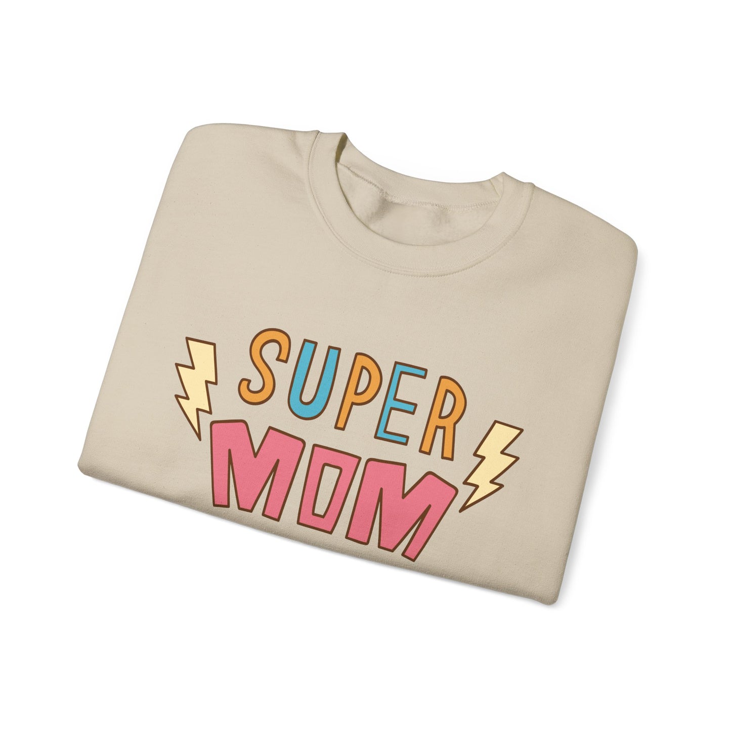 Super Mom Crewneck Sweatshirt