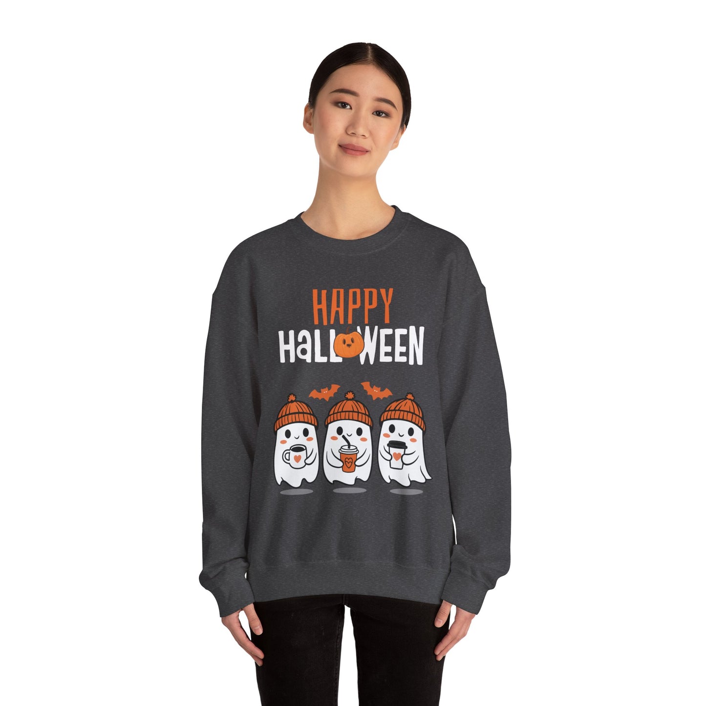 Halloween Ghosts Crewneck Sweatshirt