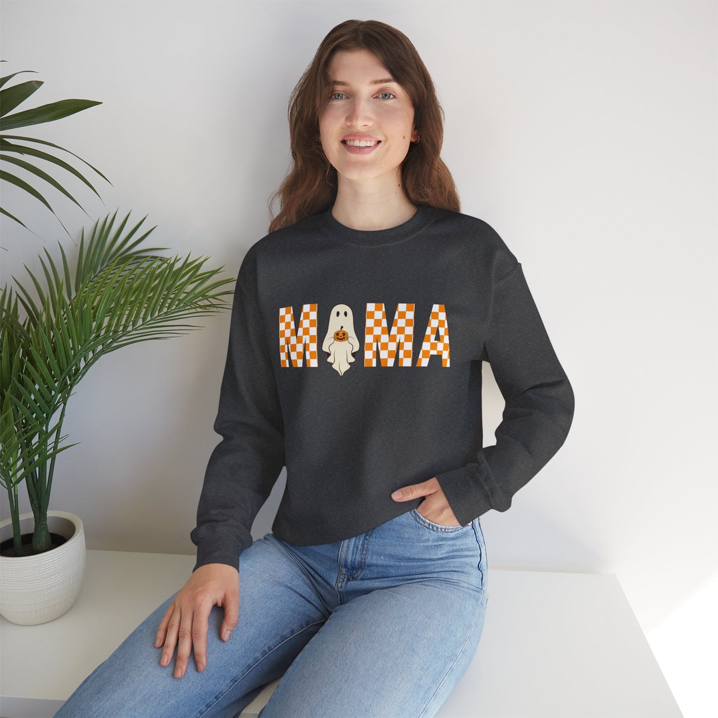 Mama Ghost Halloween Sweatshirt