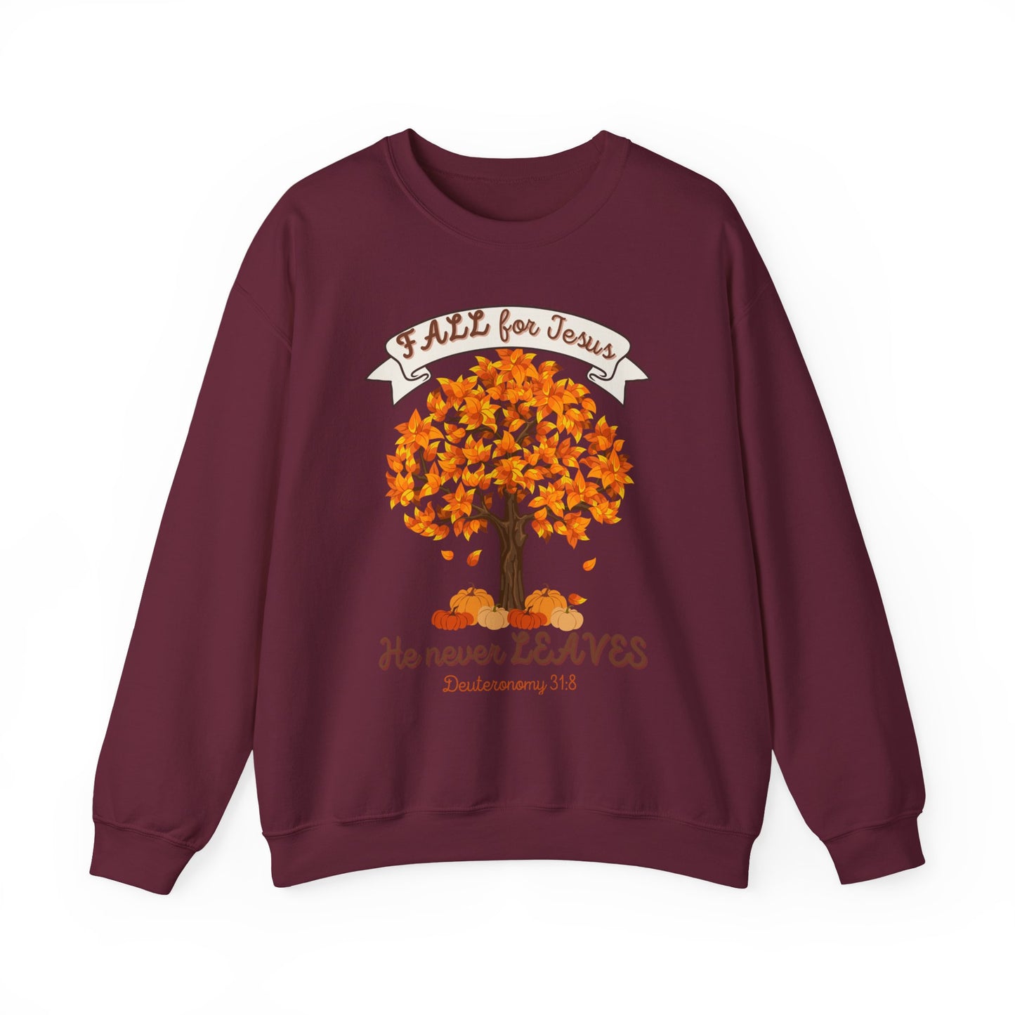 Fall for Jesus Crewneck Sweatshirt