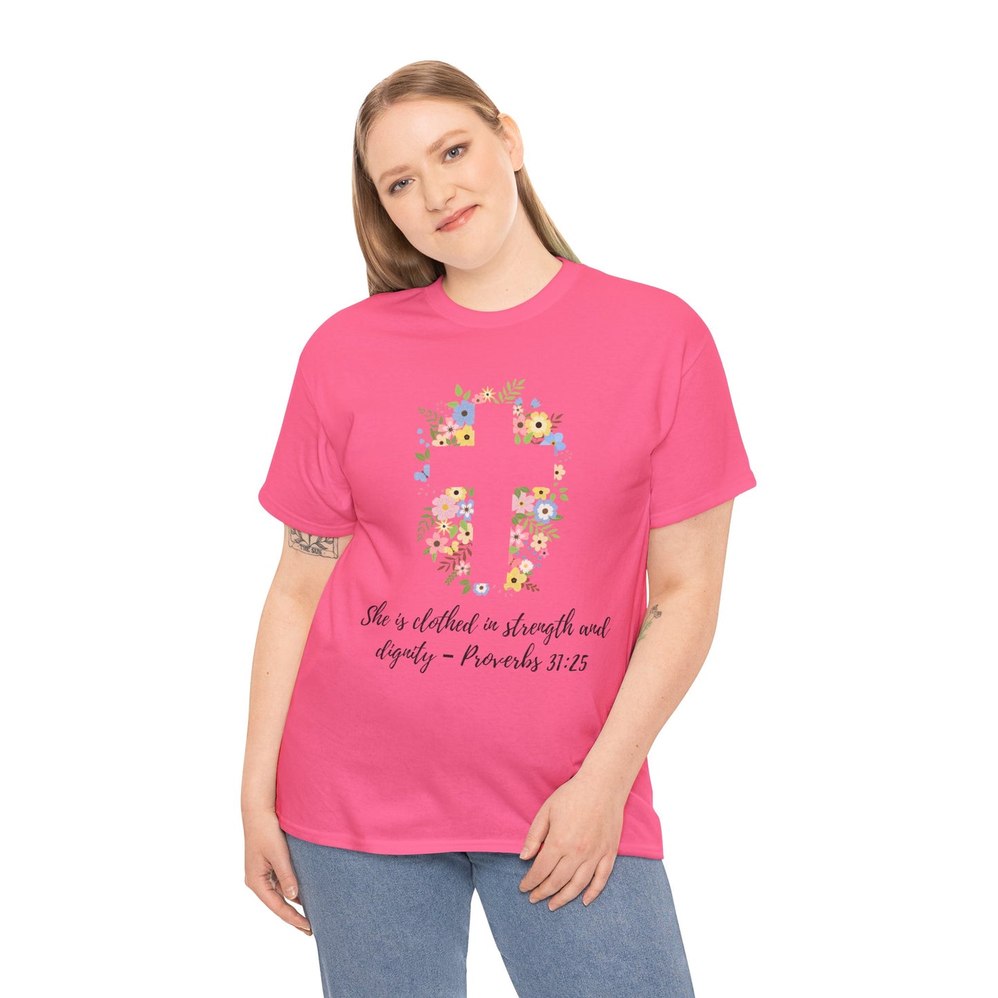 Faith-Inspired Floral Tee