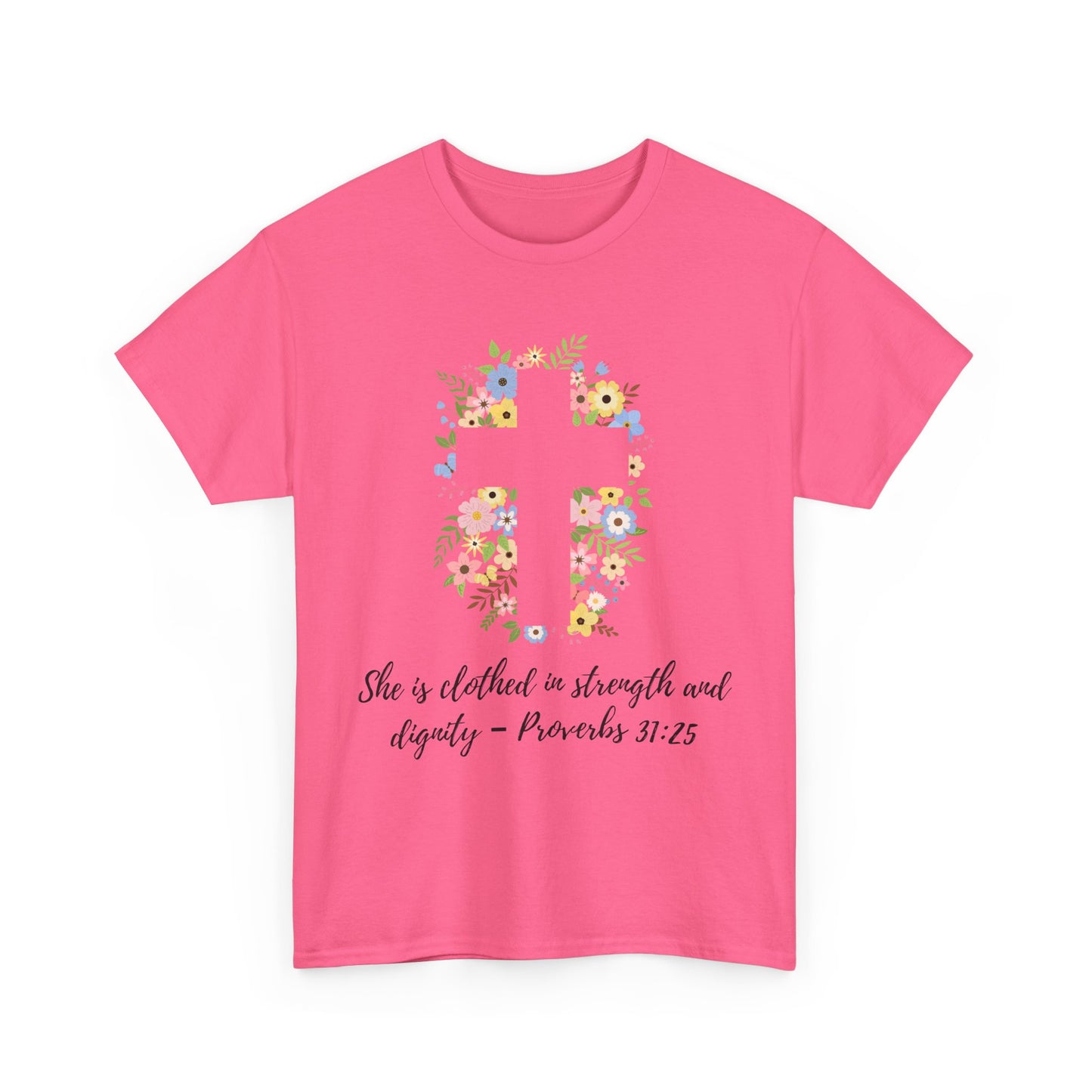 Faith-Inspired Floral Tee