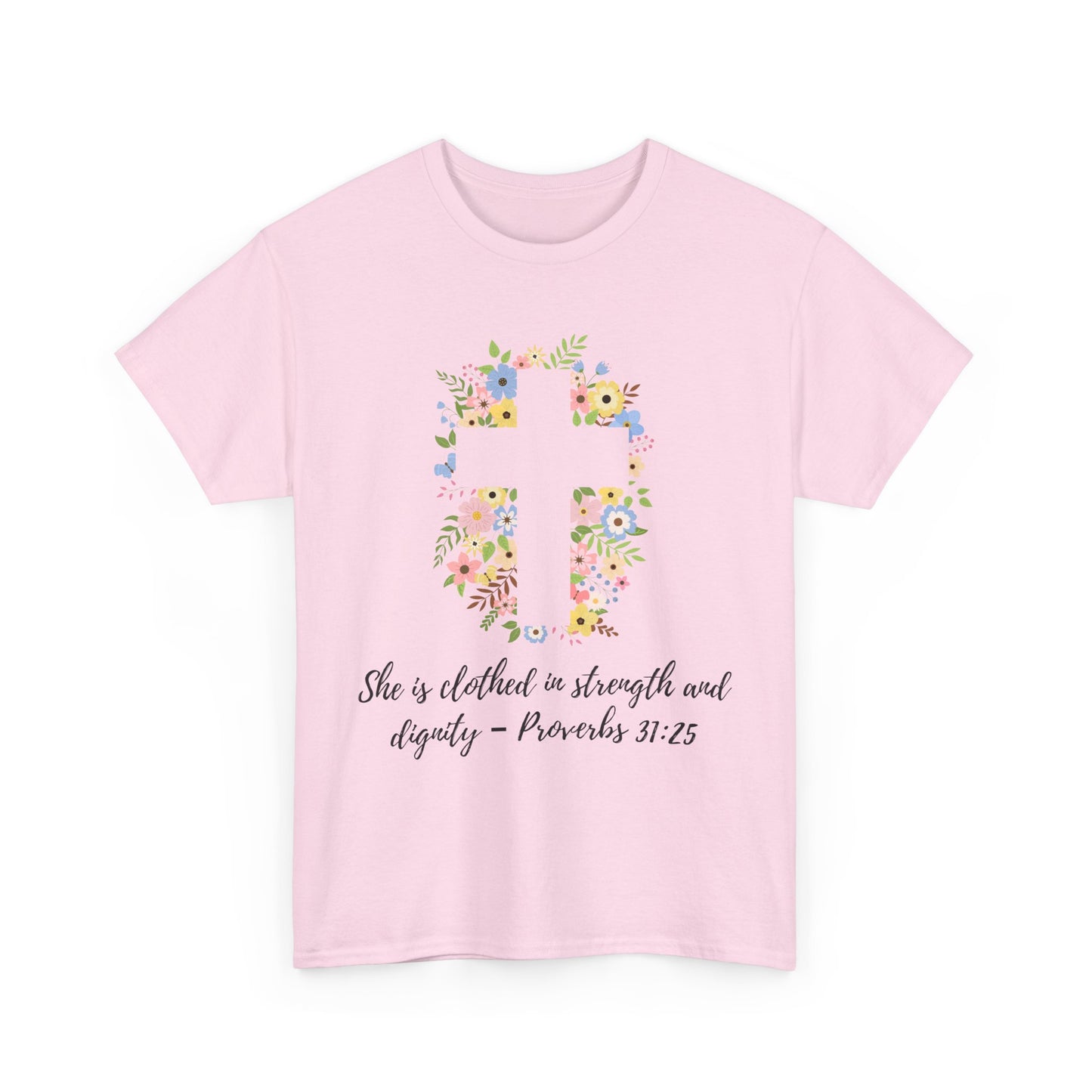 Faith-Inspired Floral Tee