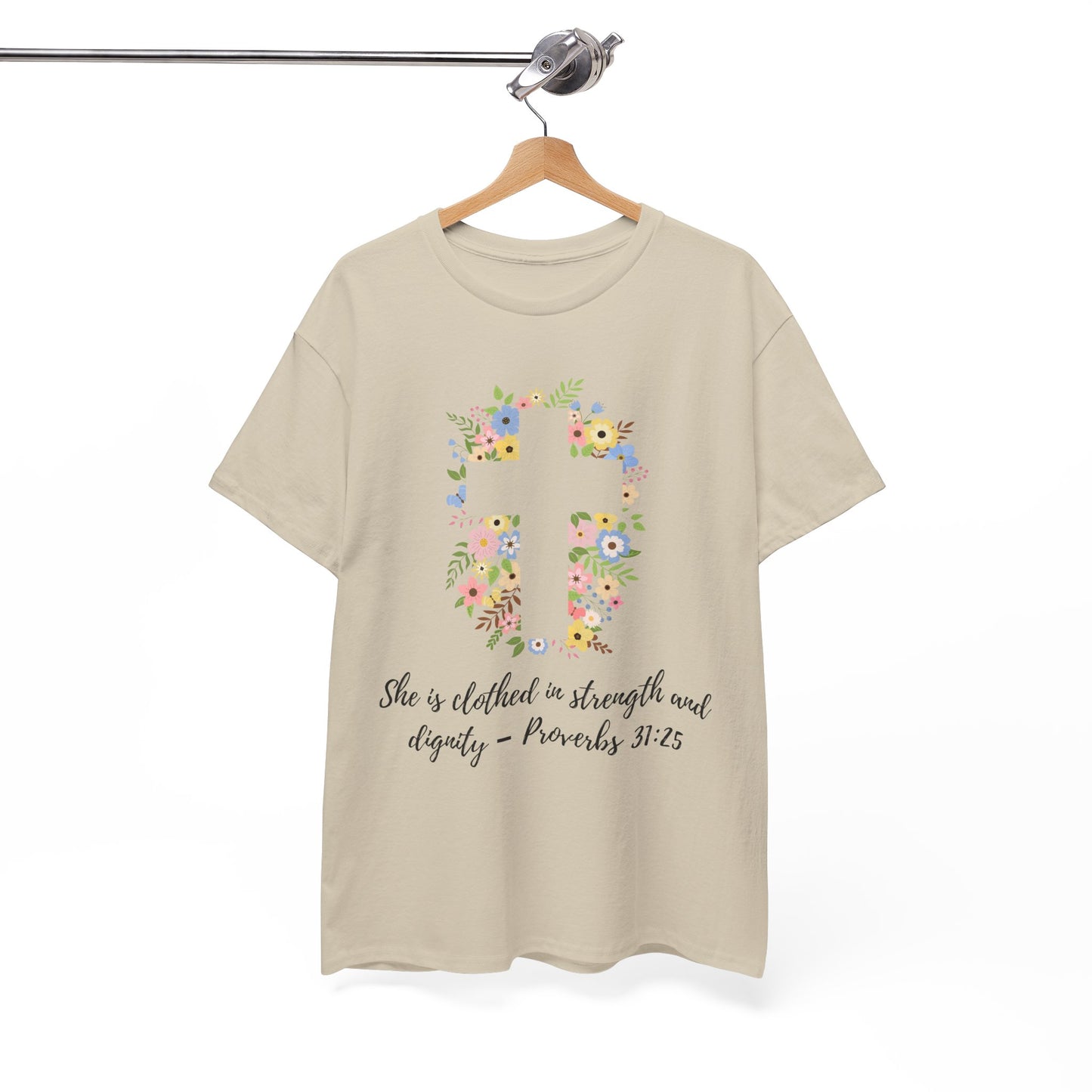 Faith-Inspired Floral Tee
