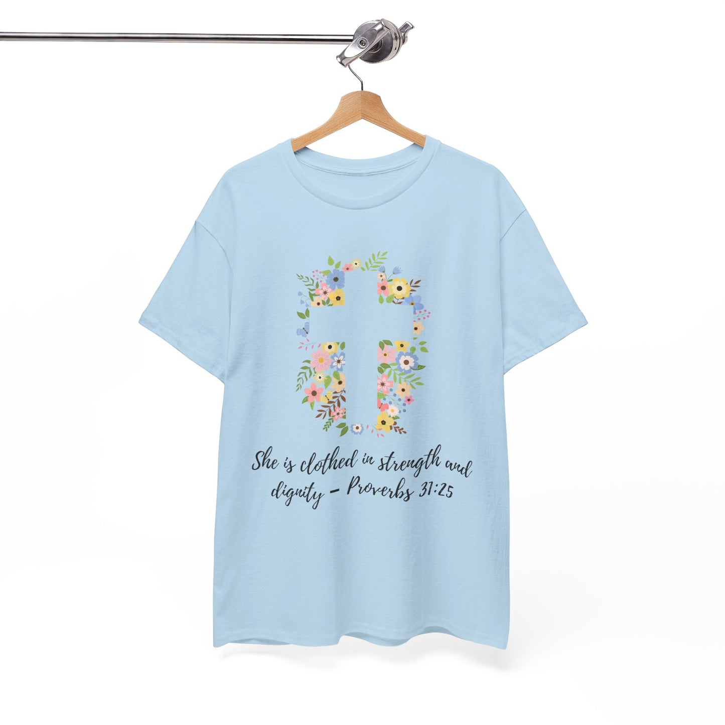 Faith-Inspired Floral Tee
