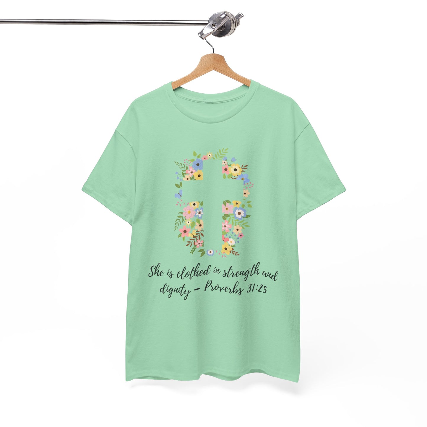 Faith-Inspired Floral Tee