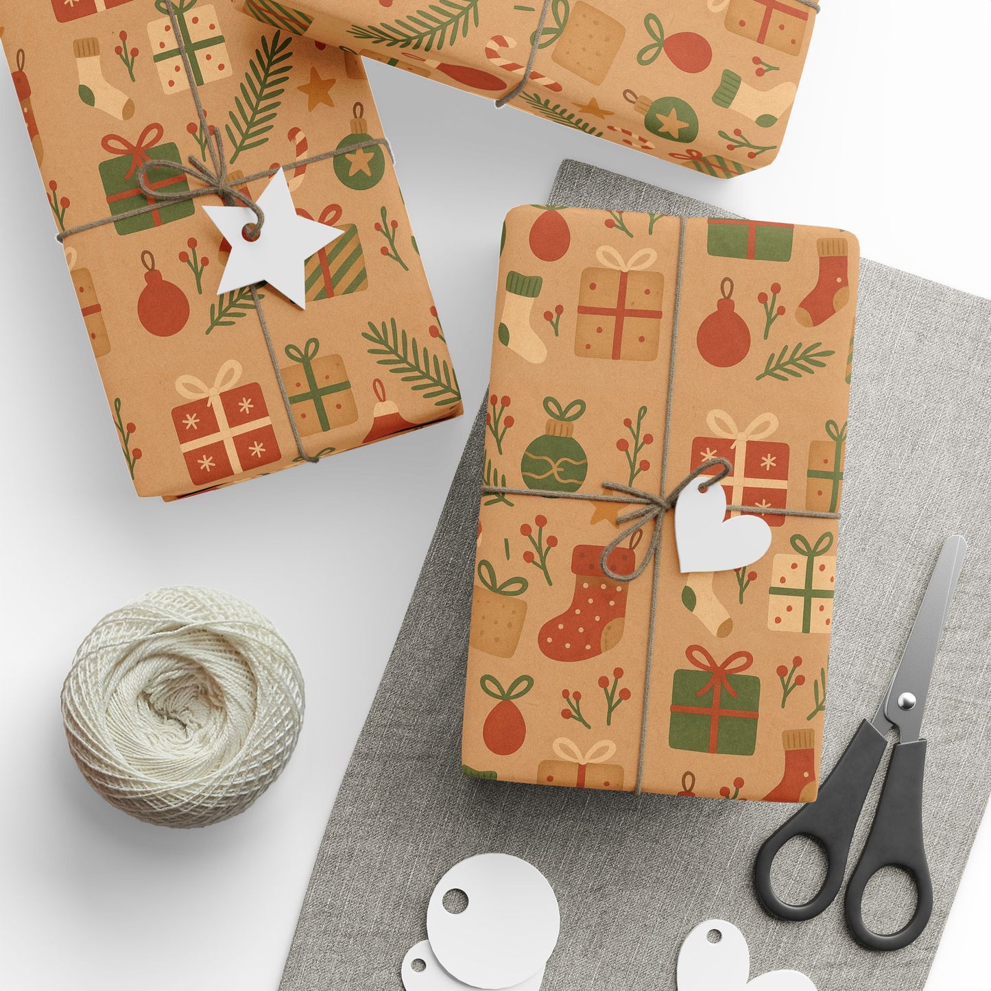 Christmas Evergreen wrapping paper