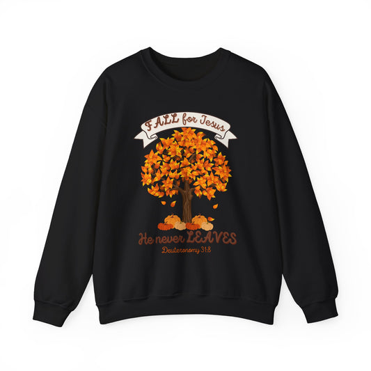 Fall for Jesus Crewneck Sweatshirt