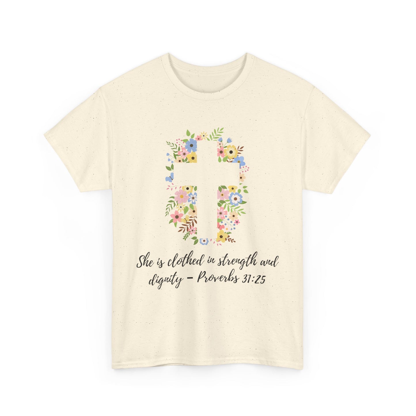 Faith-Inspired Floral Tee