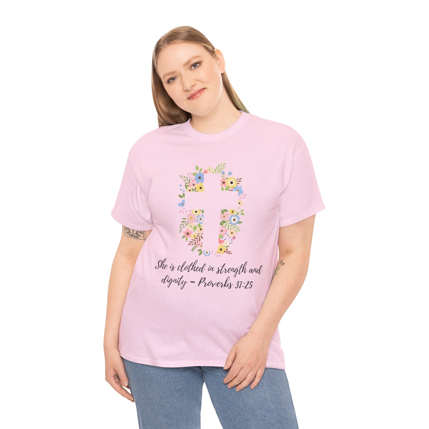Faith-Inspired Floral Tee