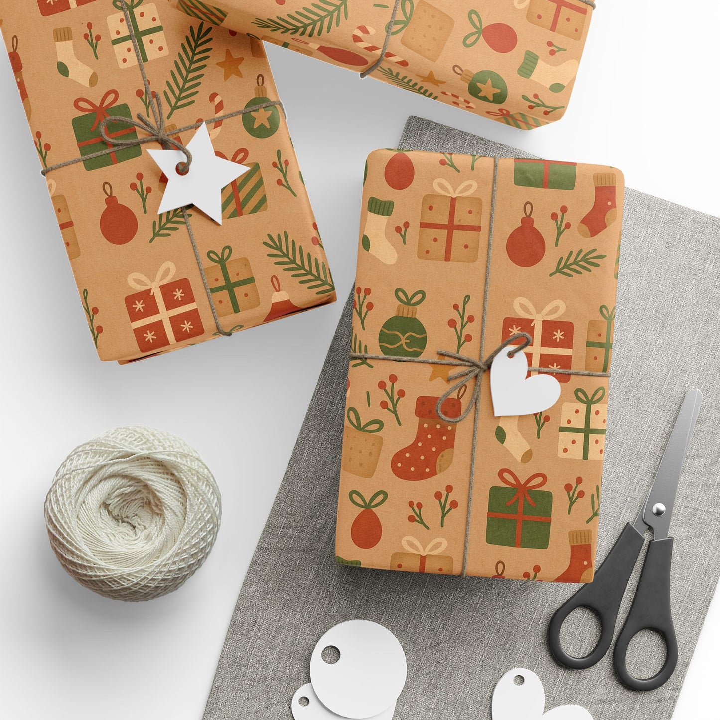 Christmas Evergreen wrapping paper