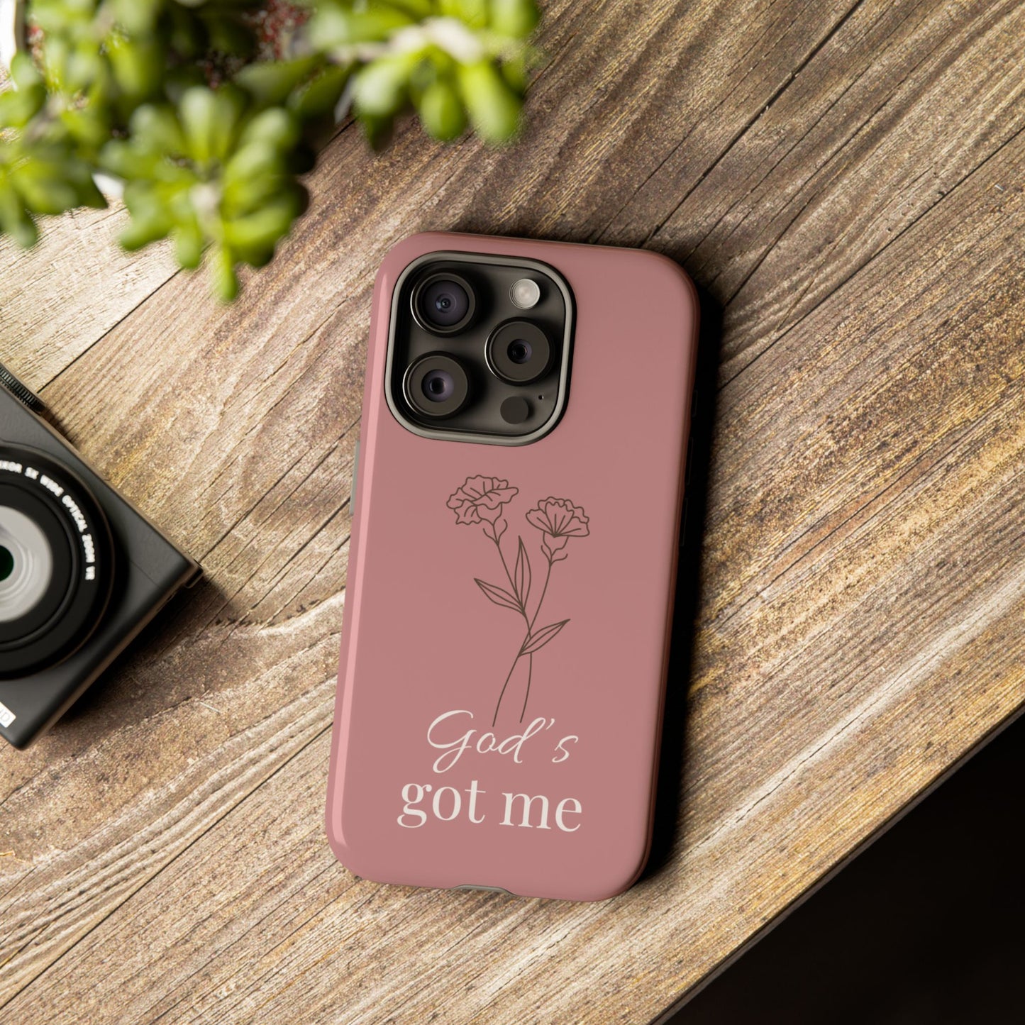God's Got Me Floral Phone Case