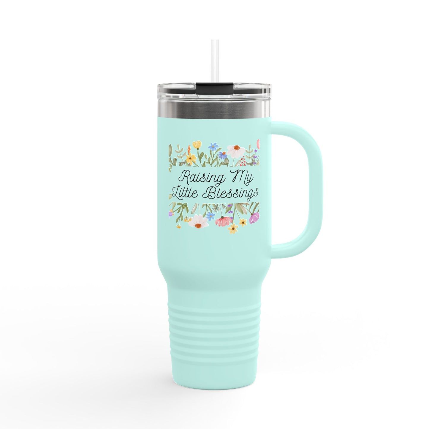 Floral Insulated Travel Mug