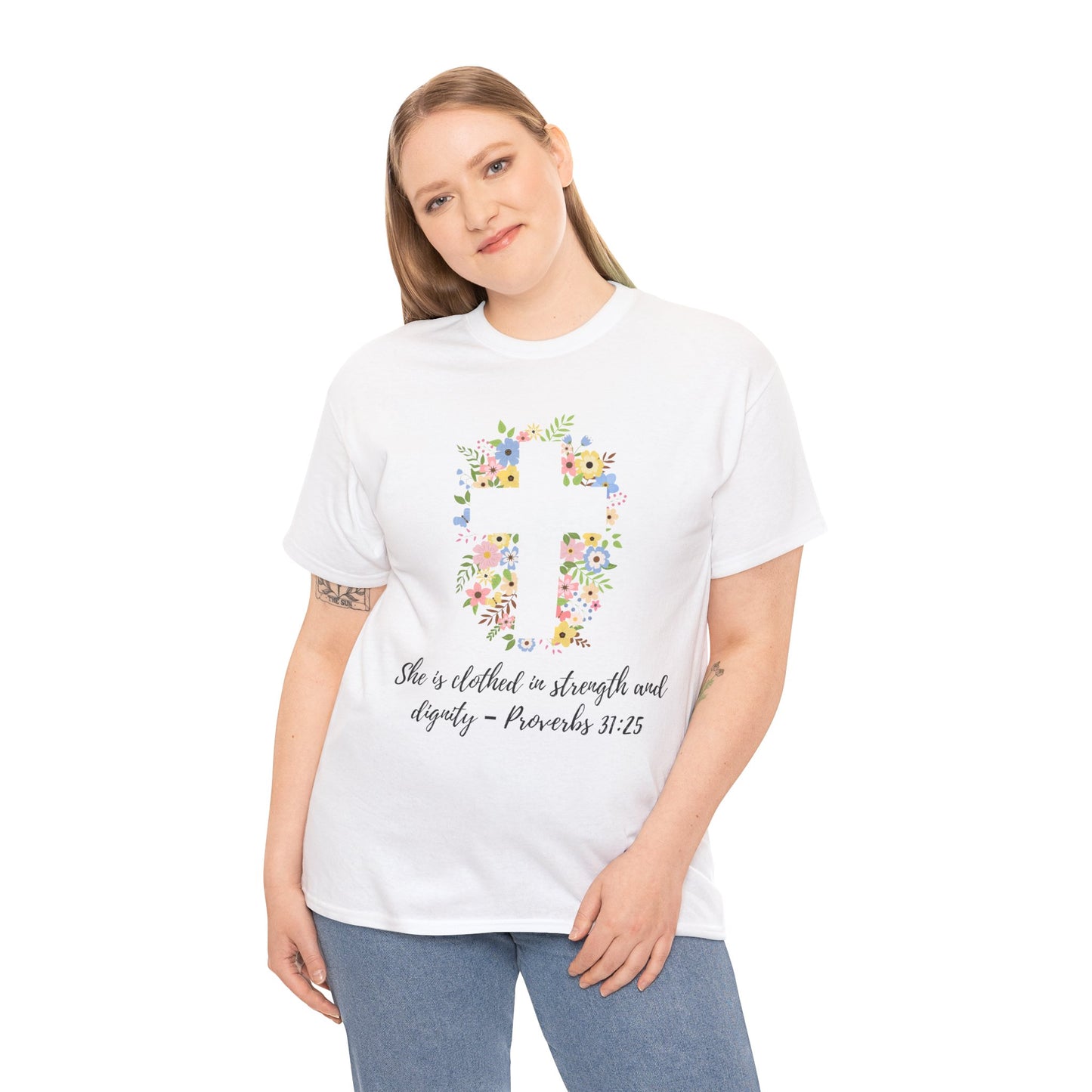 Faith-Inspired Floral Tee