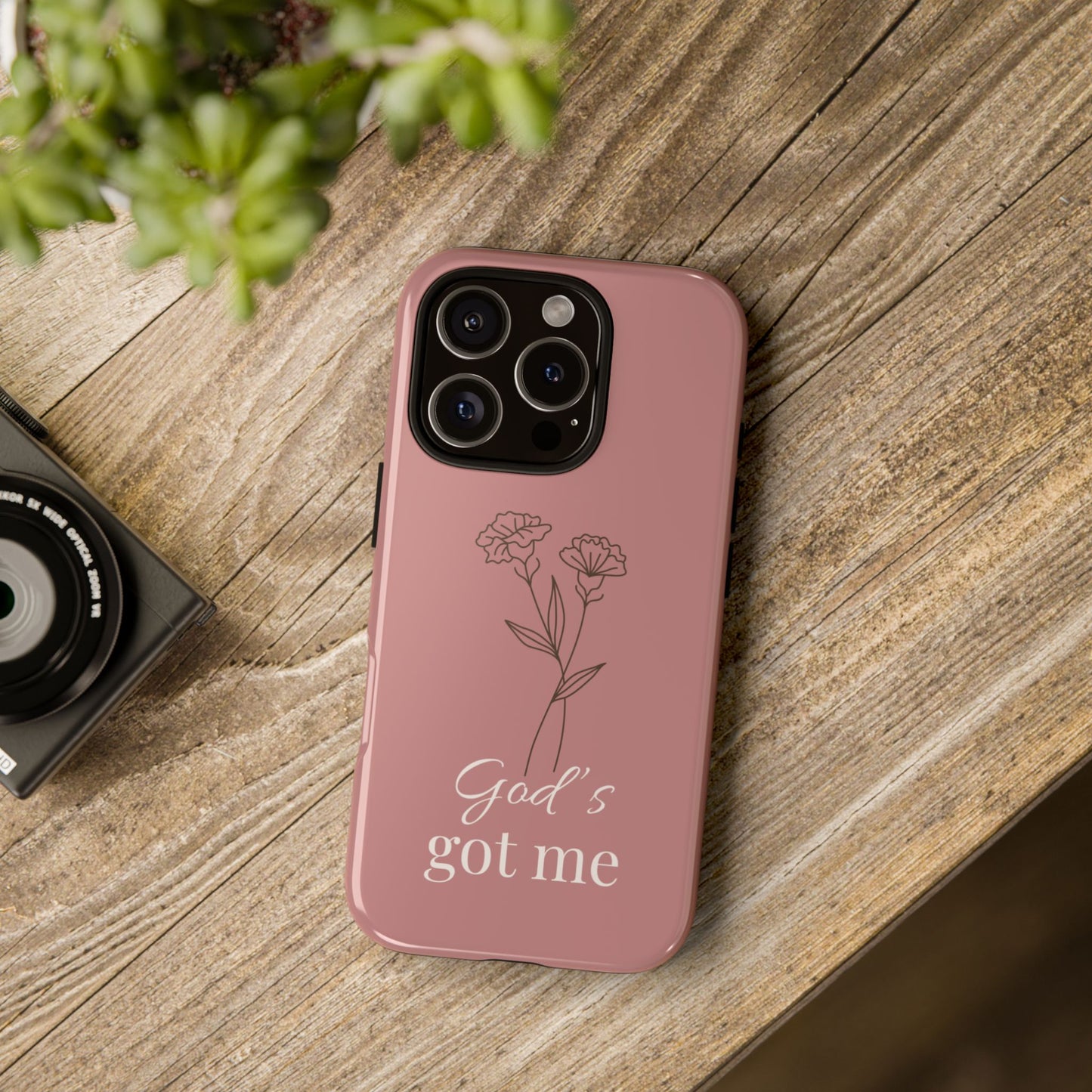 God's Got Me Floral Phone Case