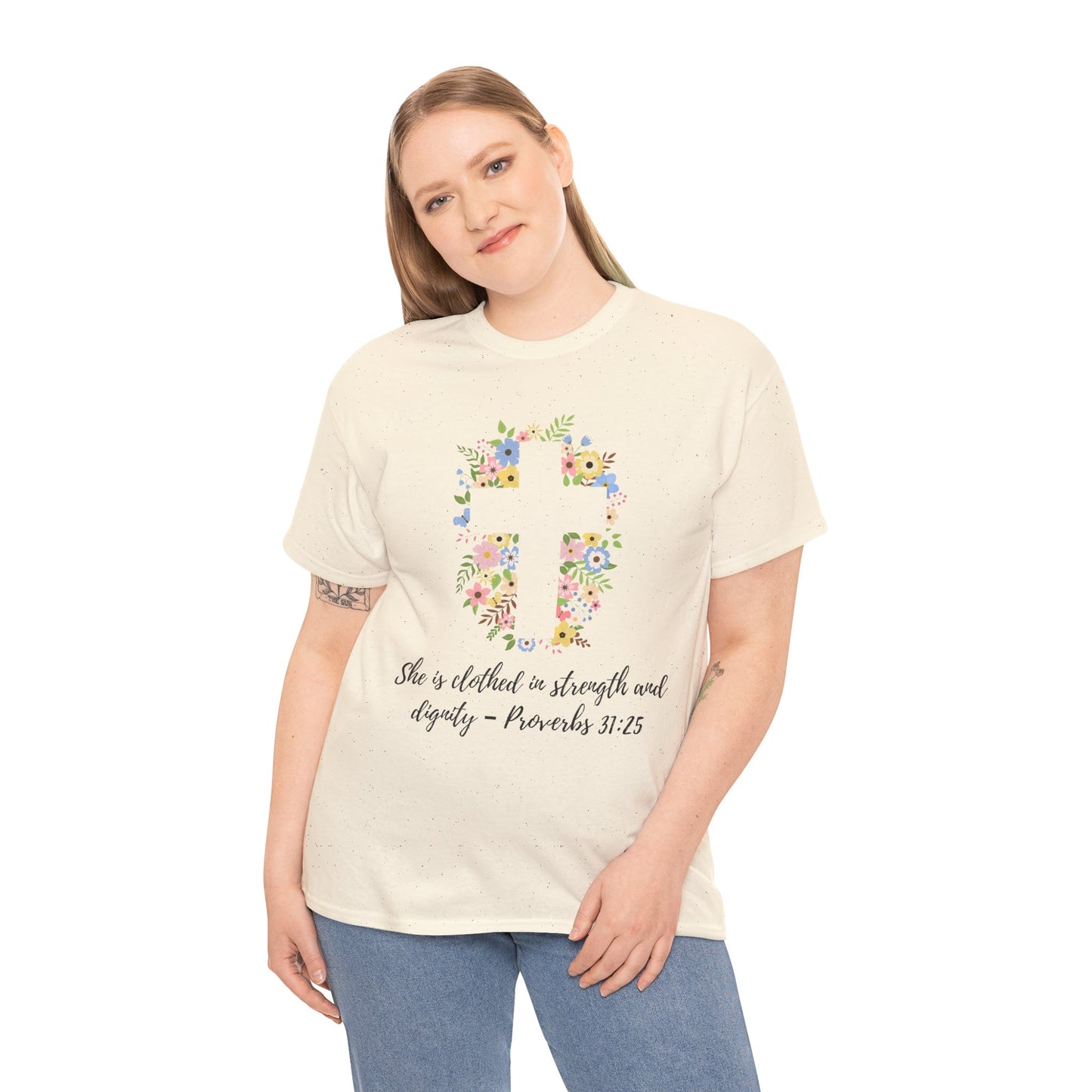 Faith-Inspired Floral Tee