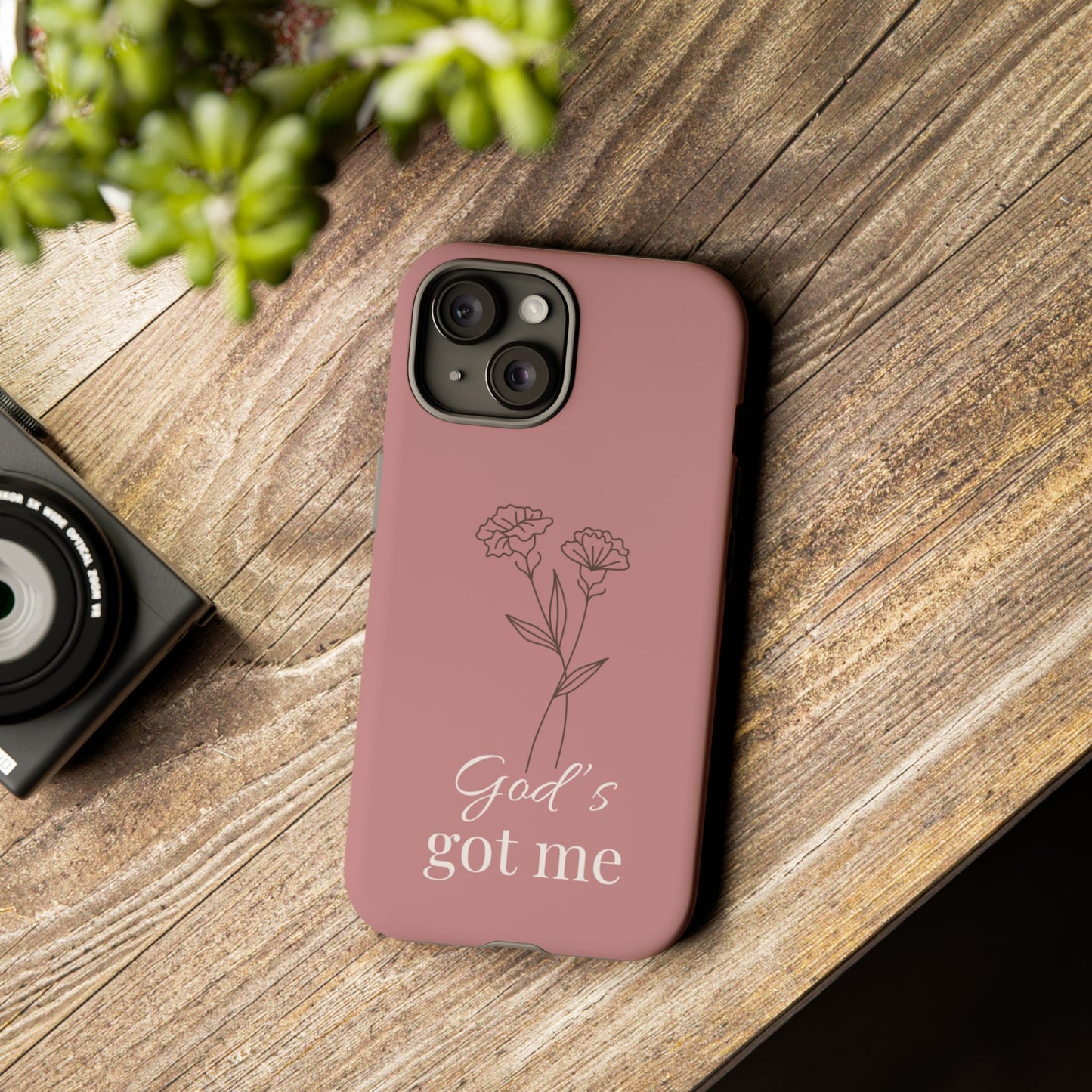 God's Got Me Floral Phone Case